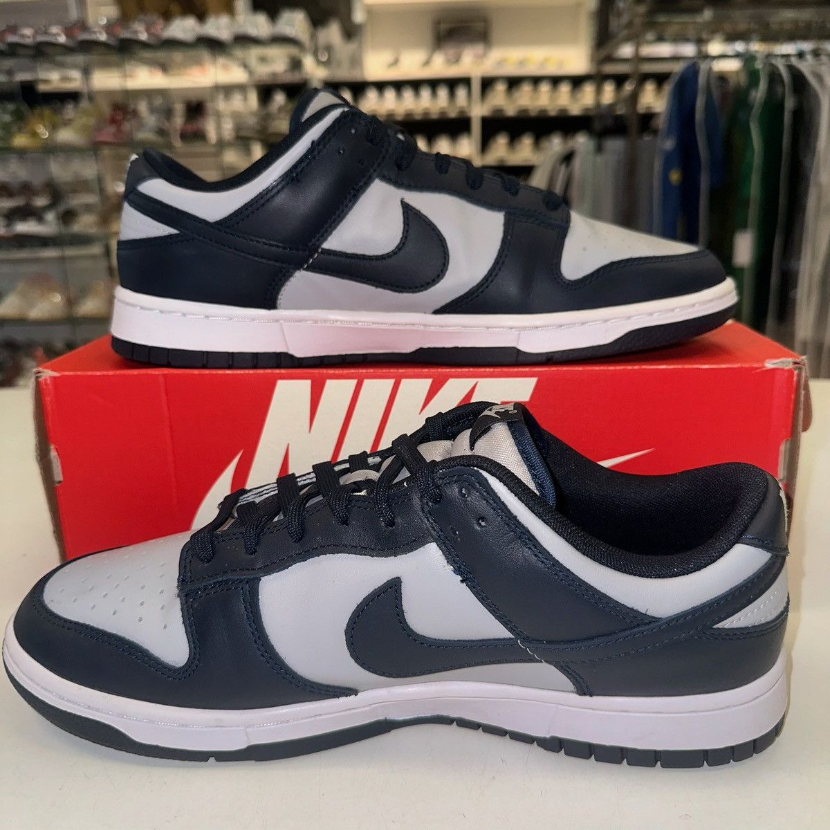 Nike Size 10.5 - Nike Dunk Low Georgetown - DD1391-003 Size US 10.5 / EU 43-44 - 2 Thumbnail