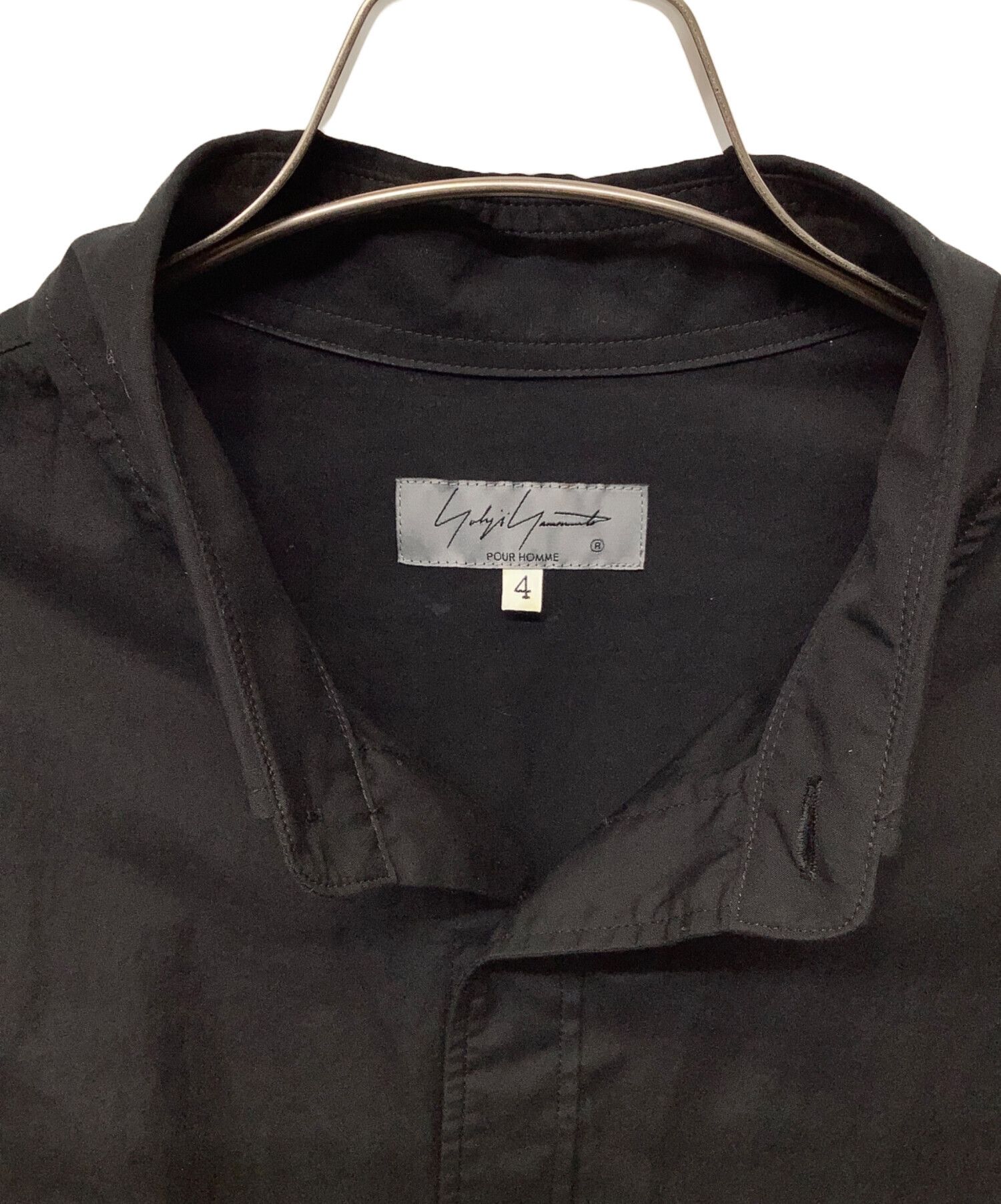 Yohji Yamamoto Yohji Yamamoto Pour Homme HG-B90-034 Long Sleeve Shirt Size US XL / EU 56 / 4 - 2 Thumbnail