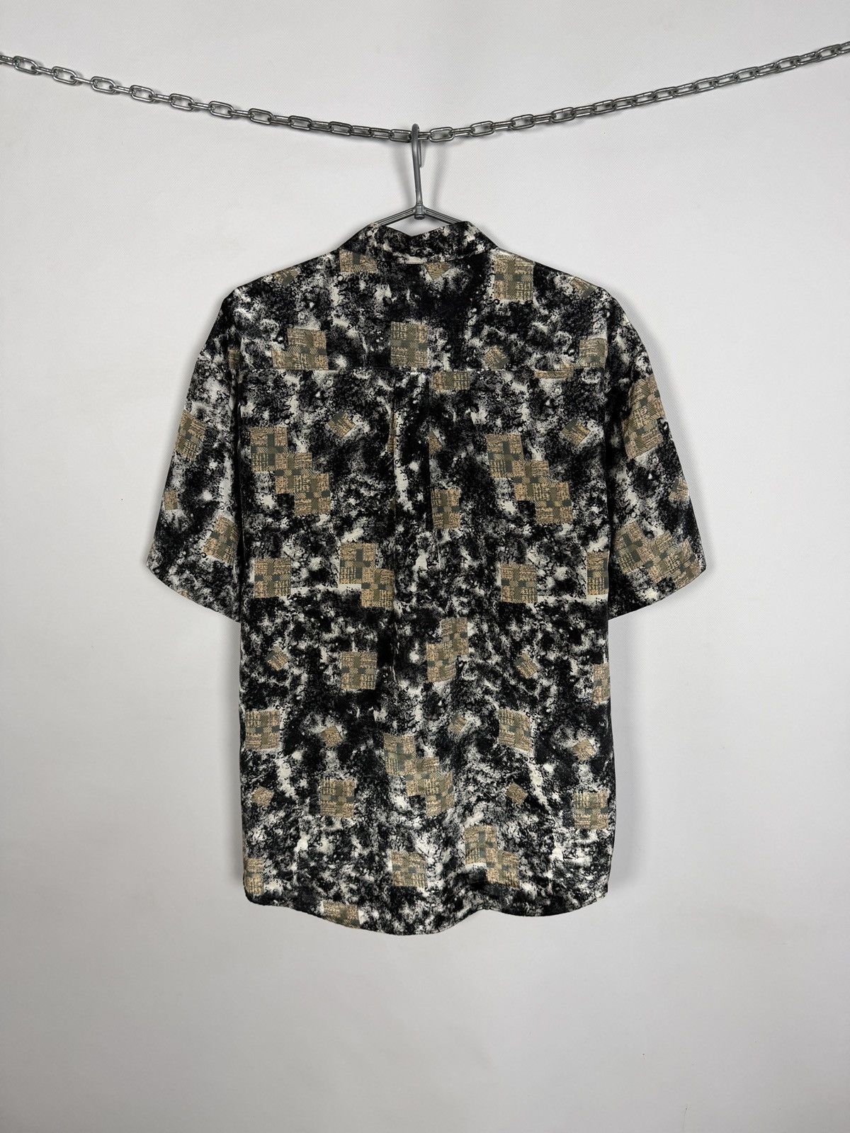 Vintage T. Corner Short Sleeve Shirt Button Up Thai Silk Vintage M-L Size US M / EU 48-50 / 2 - 7 Thumbnail