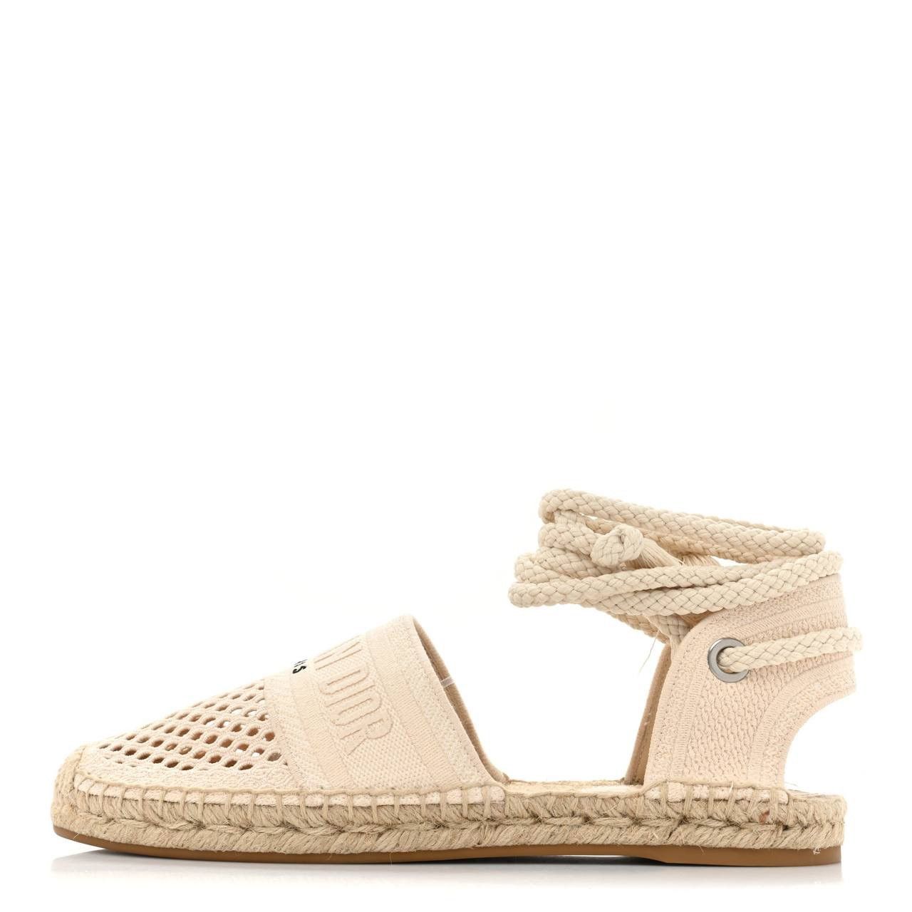 Christian Dior Monsieur × Dior Christian Dior Canvas Embroidered Beige Espadrilles Sandals Size US 10 / IT 40 - 17 Thumbnail