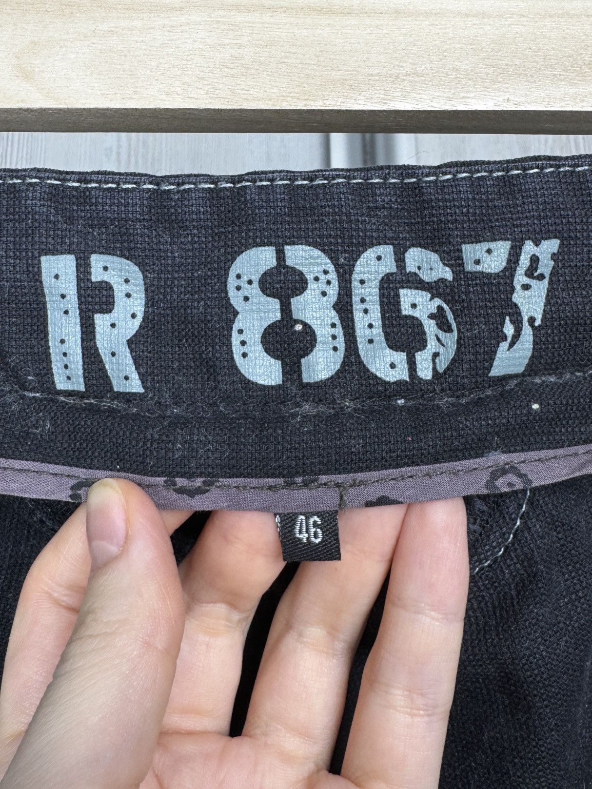 If Six Was Nine R867 y2k Avant Garde bondage style assymetrical pants cargo Size 32" / US 10 / IT 46 - 15 Thumbnail