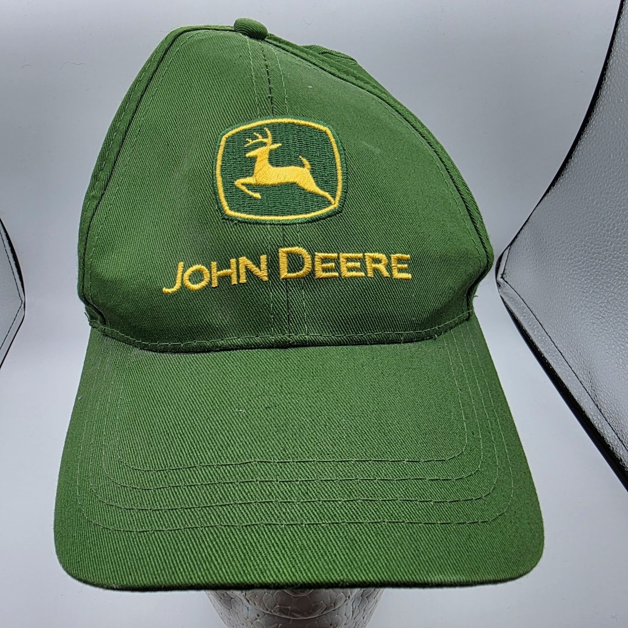 John Deere John Deere Snapback Hat Green Adjustable Embroidered Logo Ad Size ONE SIZE - 1 Thumbnail