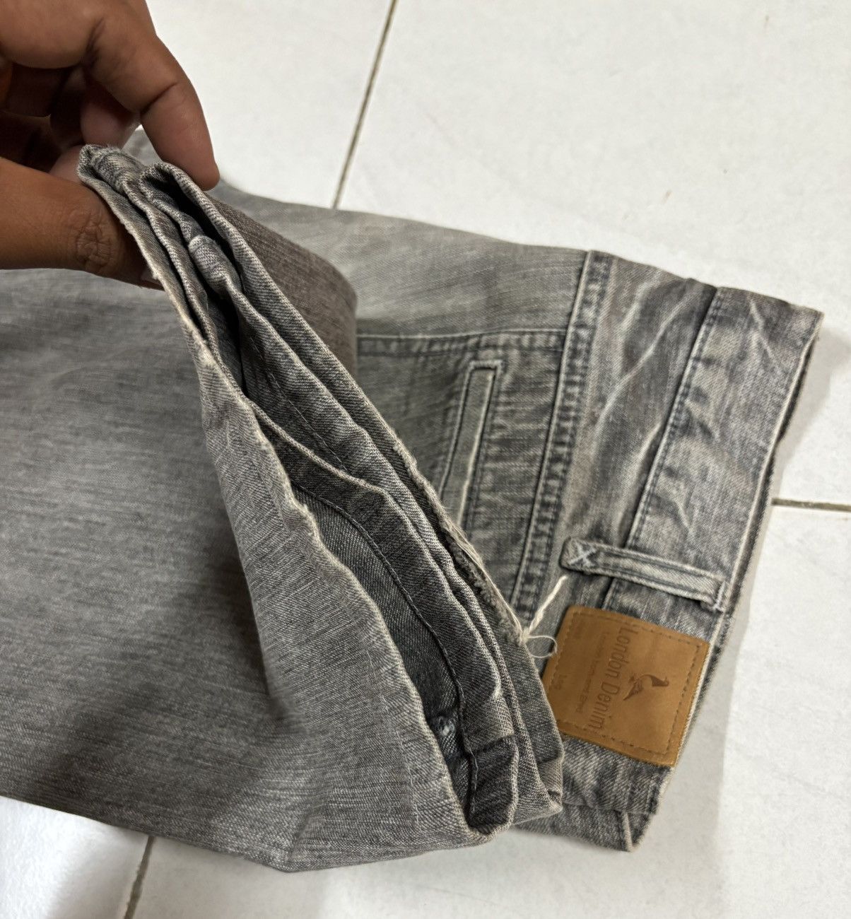 Japanese Brand Japanese London Denim Streetwear Straight Cut Jeans Size US 33 - 17 Thumbnail