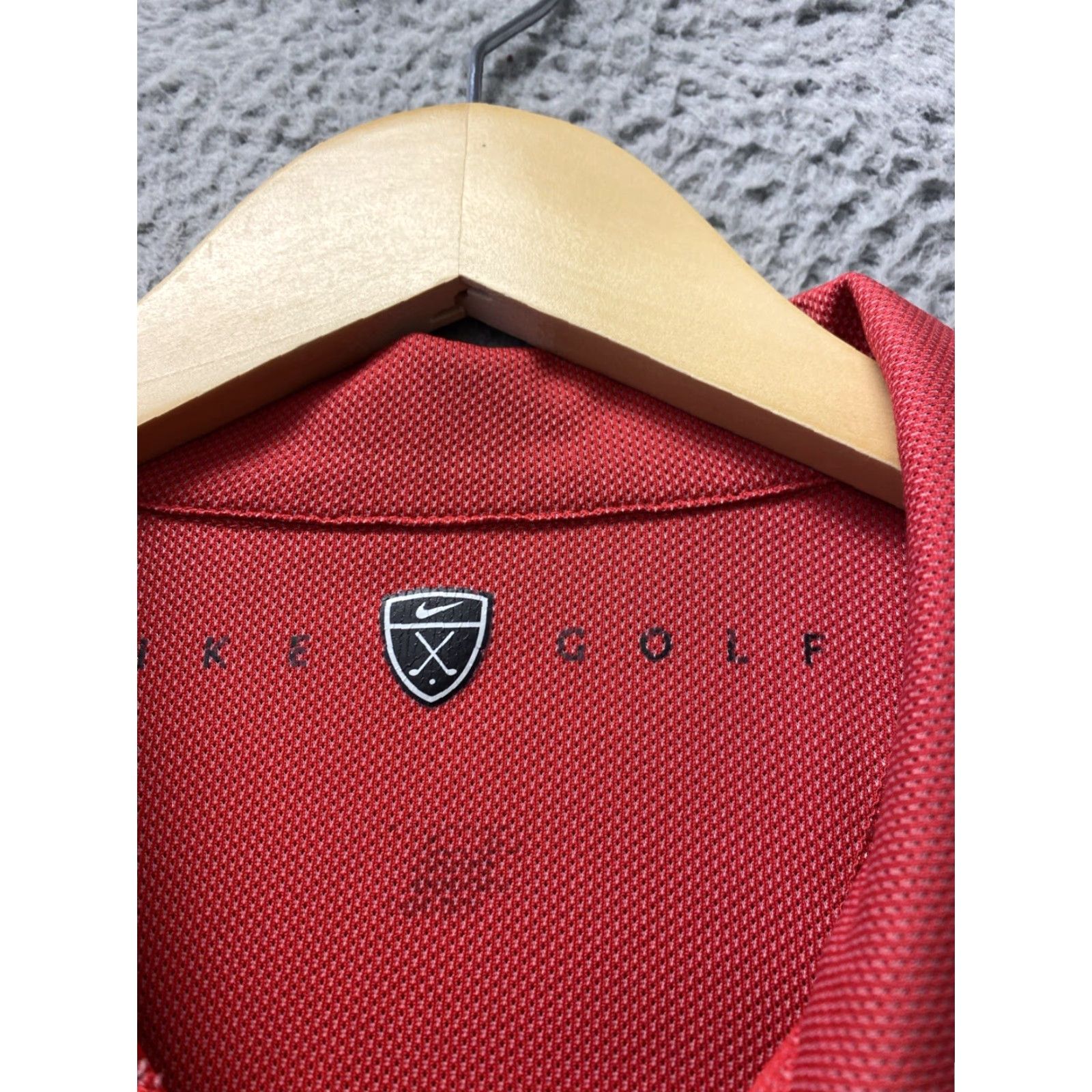 Nike Nike Men's Athletic Wear Short Sleeve Swoosh Golf Active Shirt Red Size US M / EU 48-50 / 2 - 4 Thumbnail