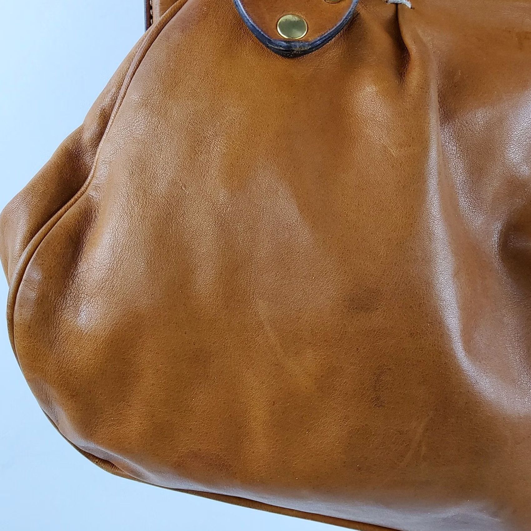 Vintage VINTAGE Dimoni Brown Leather Satchel Handbag Magnetic Hinged Top Purse Satchel Handbag Women Medium Brown Leather Gold tone Hardware Adjustable Strap Size M / US 6-8 / IT 42-44 - 6 Thumbnail
