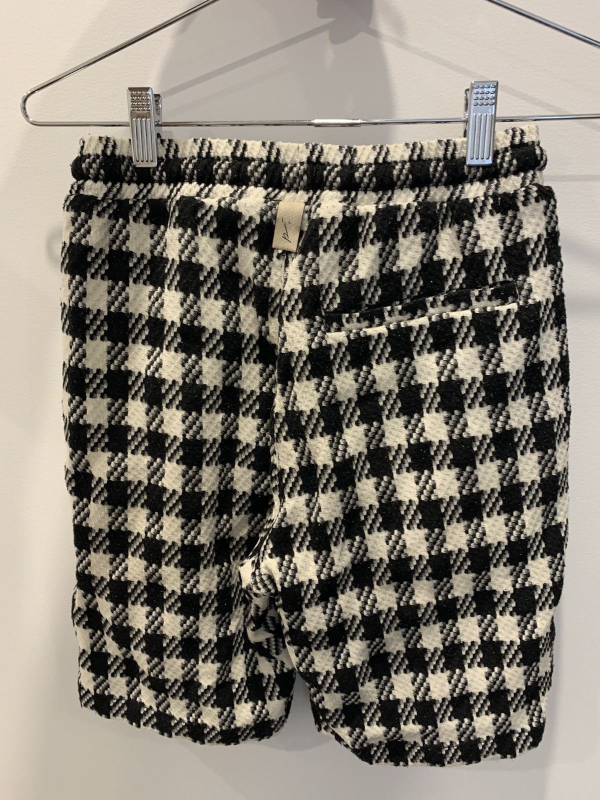 Prevu Prevu black and white houndstooth weave shorts Size US 28 / EU 44 - 2 Thumbnail