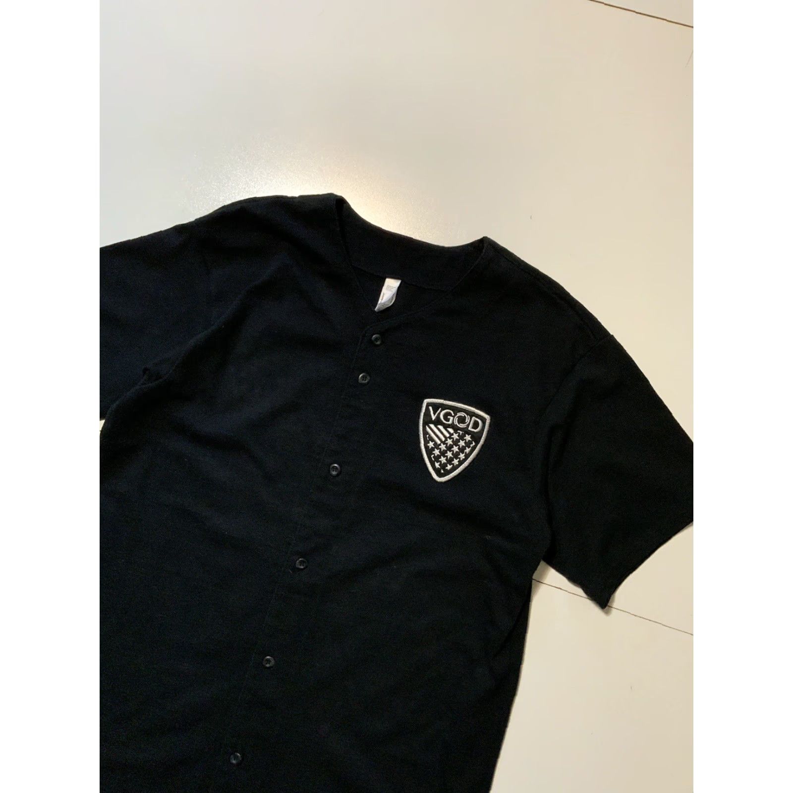 American Apparel VINTAGE American Apparel Team VGOD Limited Edition S/S Baseball Jersey Sz. S Mens Black Baseball Jersey Limited Edition S/S > Size US S / EU 44-46 / 1 - 3 Thumbnail