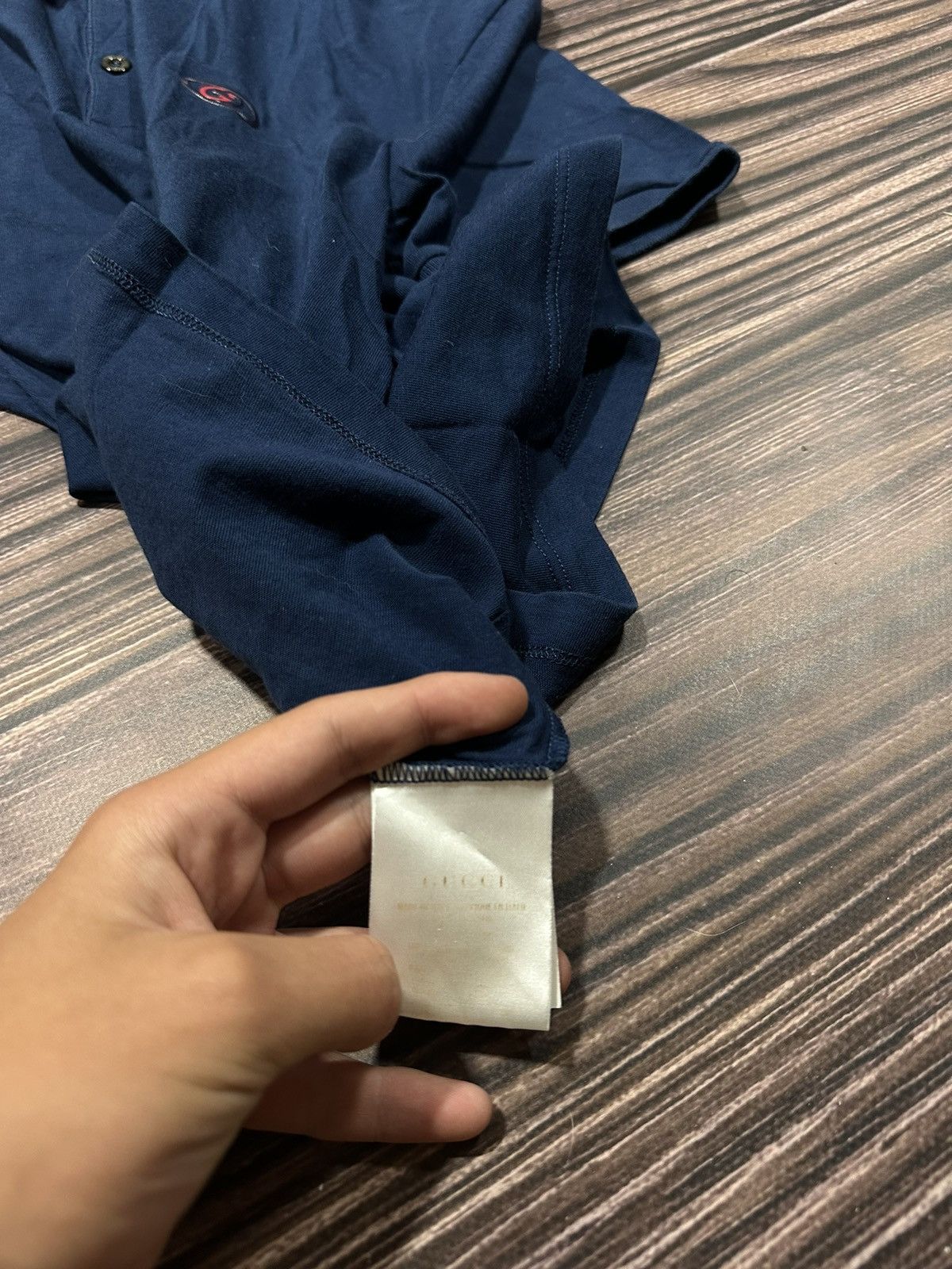 Gucci × Vintage Vintage Luxury Polo Gucci Size US S / EU 44-46 / 1 - 7 Thumbnail