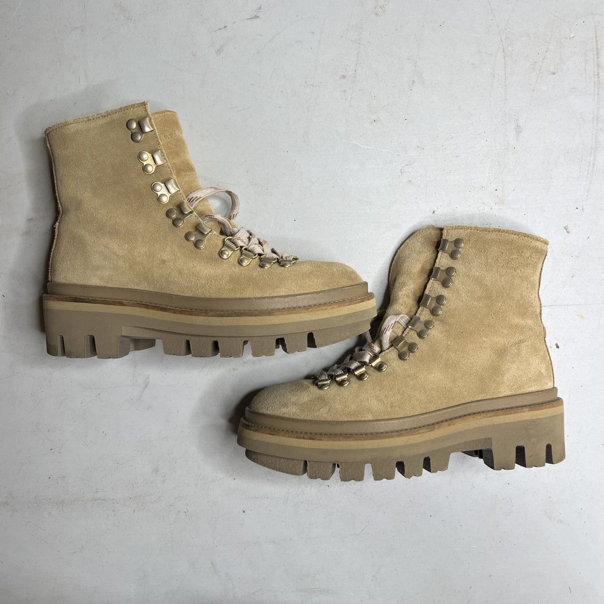 Allsaints AllSaints ‘Wanda’ shearling lace up boot Size US 7 / IT 37 - 2 Thumbnail