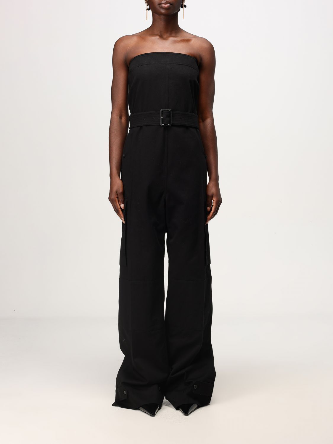 Saint Laurent Paris Saint Laurent Jumpsuit Woman Black Size XS / US 0-2 / IT 36-38 - 1 Thumbnail