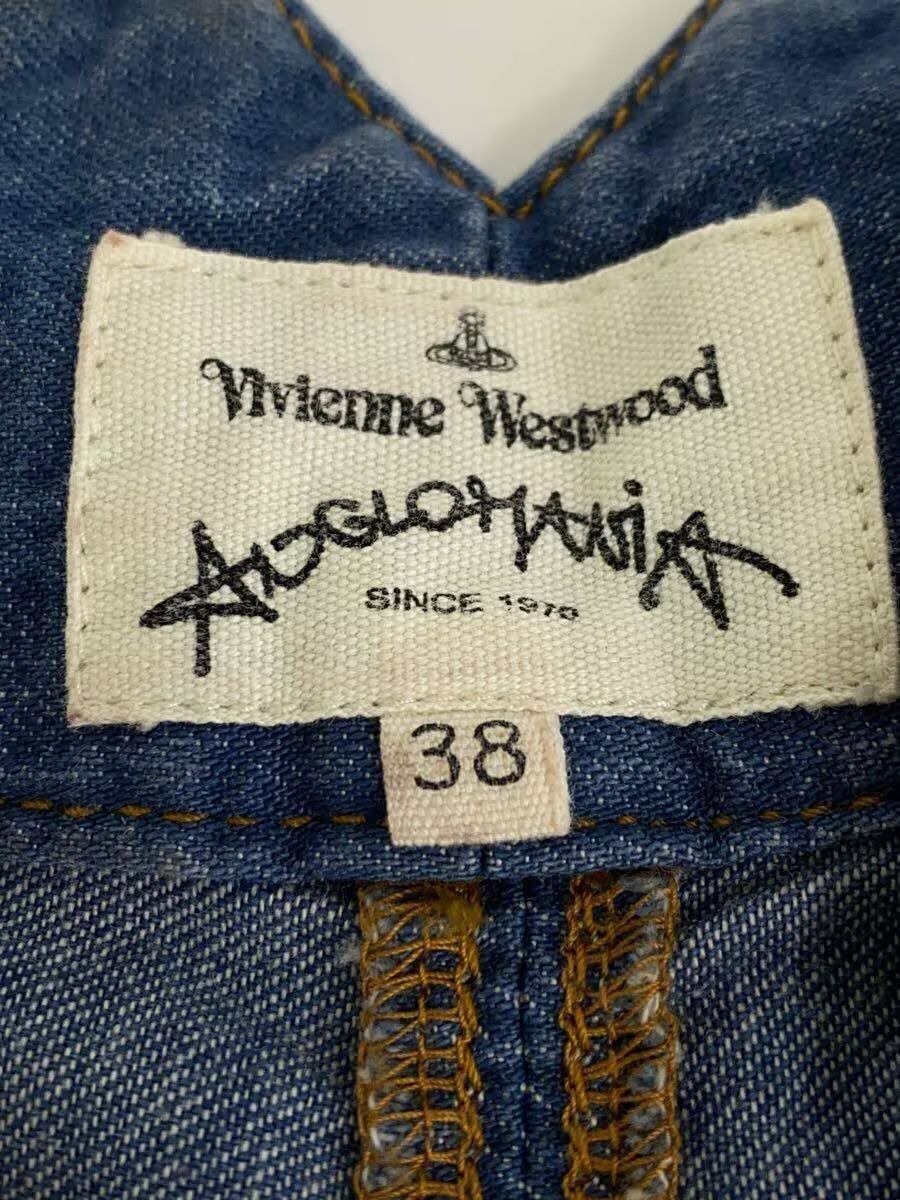 Vivienne Westwood Anglomania Contrast Stitch Denim Skirt Size 27" / US 4 / IT 40 - 4 Thumbnail