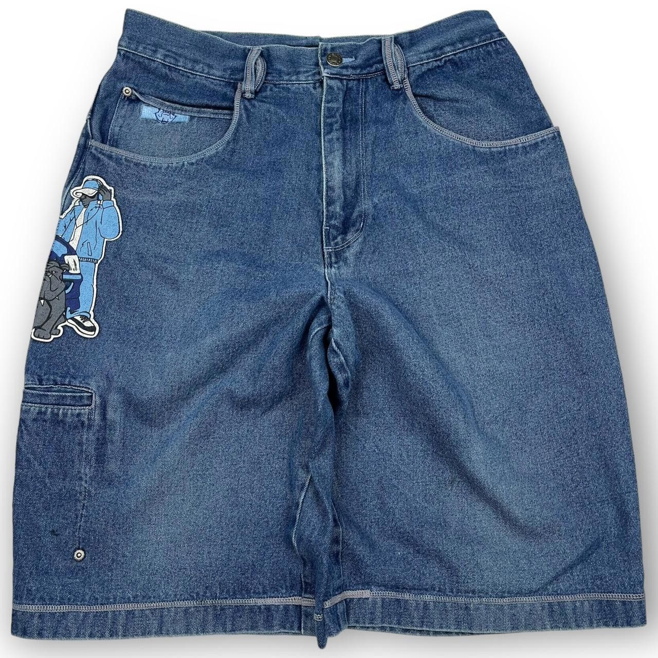 Designer Men's Blue Shorts Size US 30 / EU 46 - 4 Thumbnail