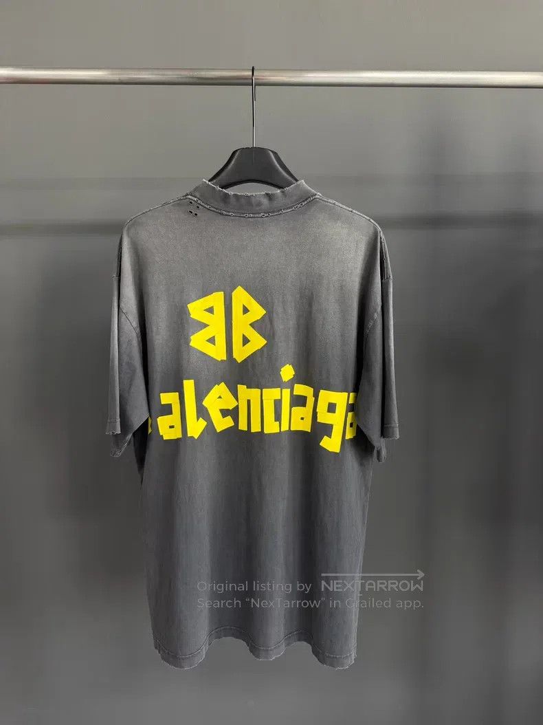 Balenciaga Balenciaga Tape T-shirt Size US M / EU 48-50 / 2 - 2 Thumbnail