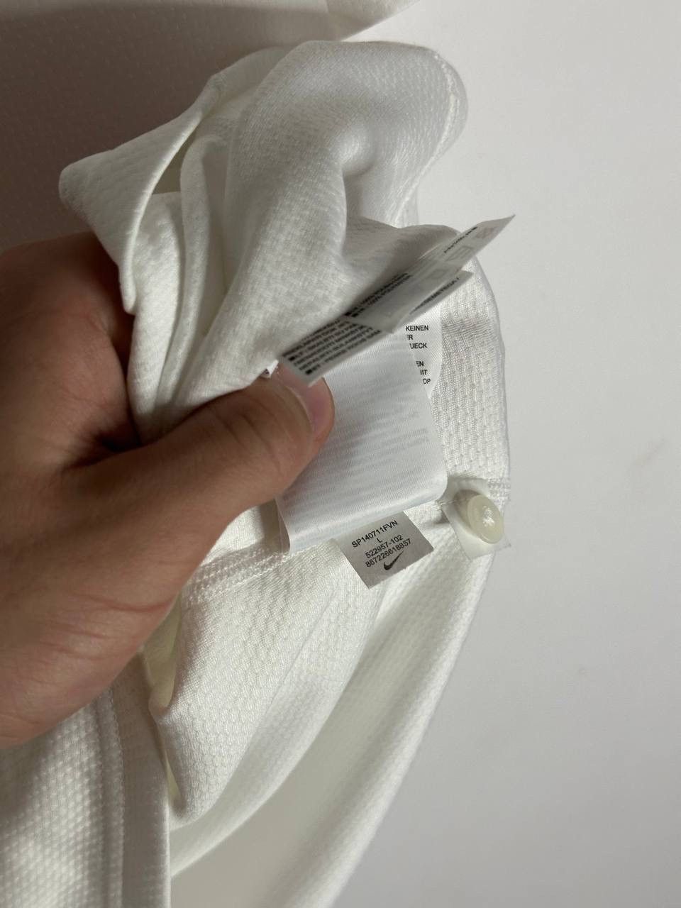 Nike Nike Court Dri-Fit White Performance Polo Shirt Tennis RF Size US L / EU 52-54 / 3 - 6 Thumbnail