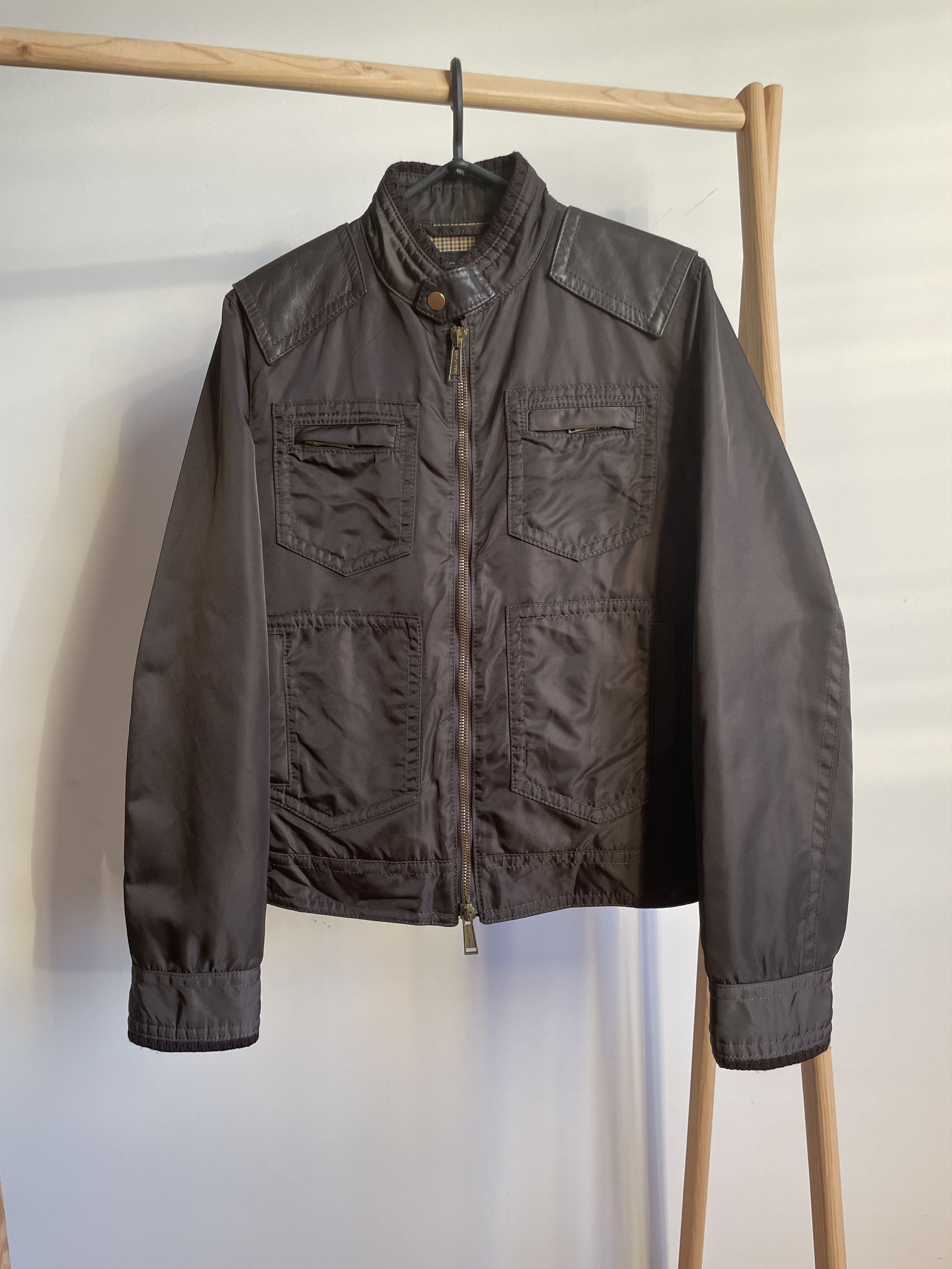 Dsquared2 Dsquared2 Vintage 00's Nylon Biker Jacket Size EUR 50 Size US M / EU 48-50 / 2 - 1 Thumbnail