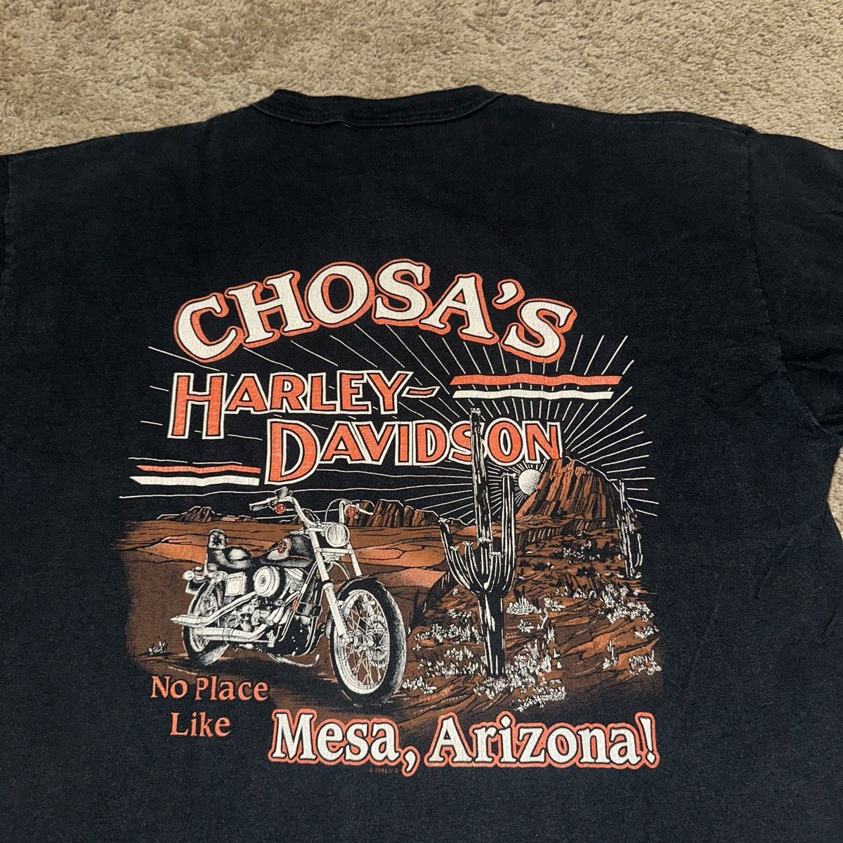 Harley Davidson × Vintage Vintage Harley Davidson Shirt Mesa Arizona Shirt Bike Grunge Size US XL / EU 56 / 4 - 6 Thumbnail