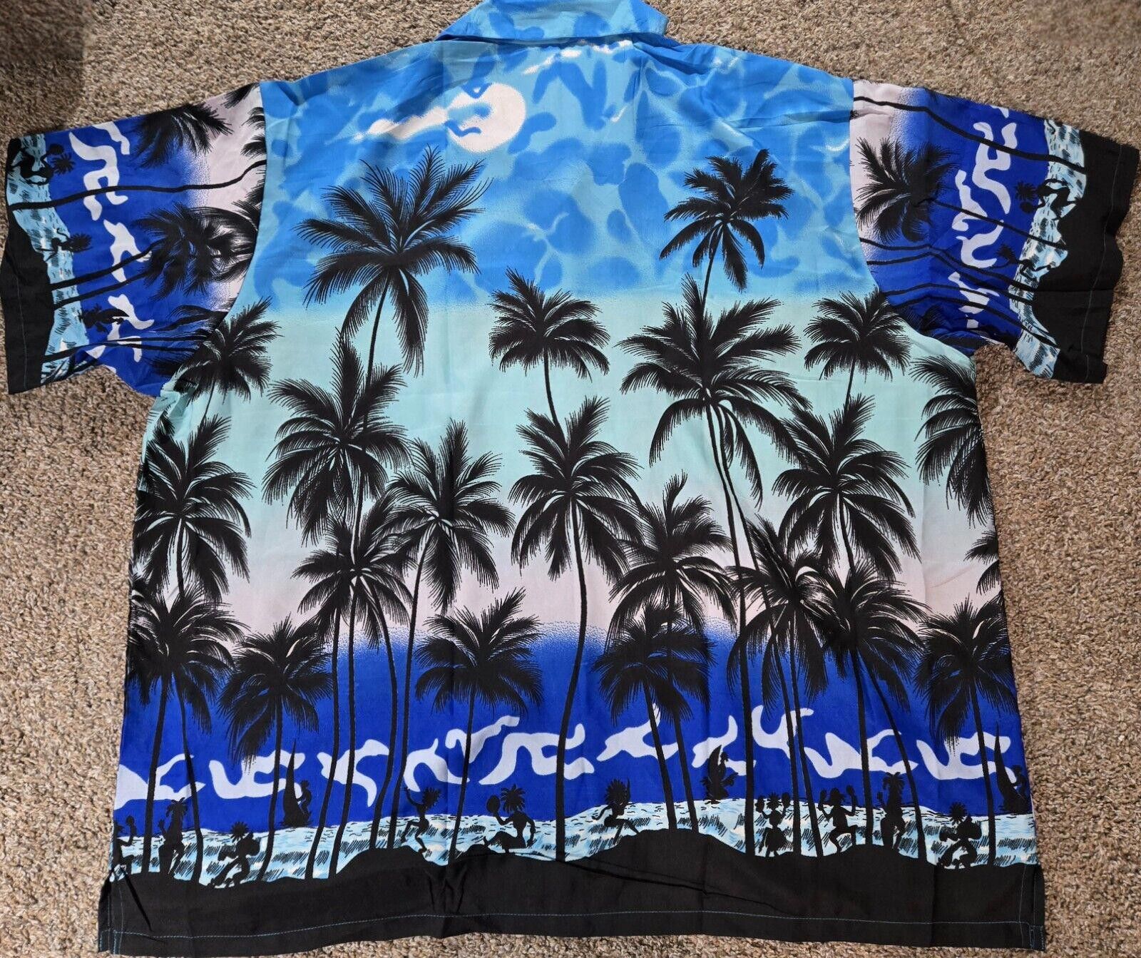 Designer V.H.O. Hawaiian Print Shirt Size 6XL Size US XXL / EU 58 / 5 - 9 Thumbnail