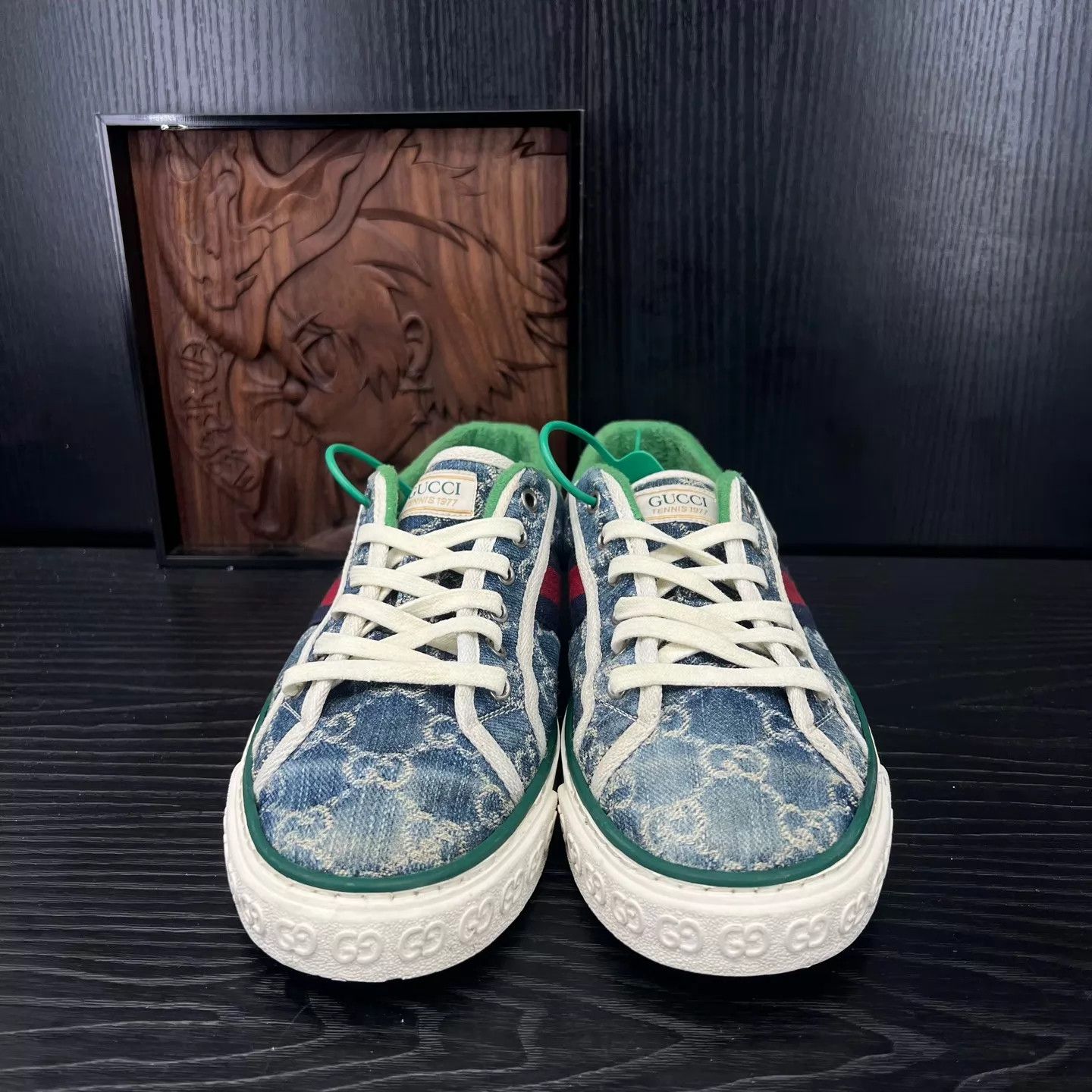 Gucci Gucci 1977 Blue Denim 7.5/41.5 Faded As Is with Box Size US 8.5 / EU 41-42 - 2 Thumbnail
