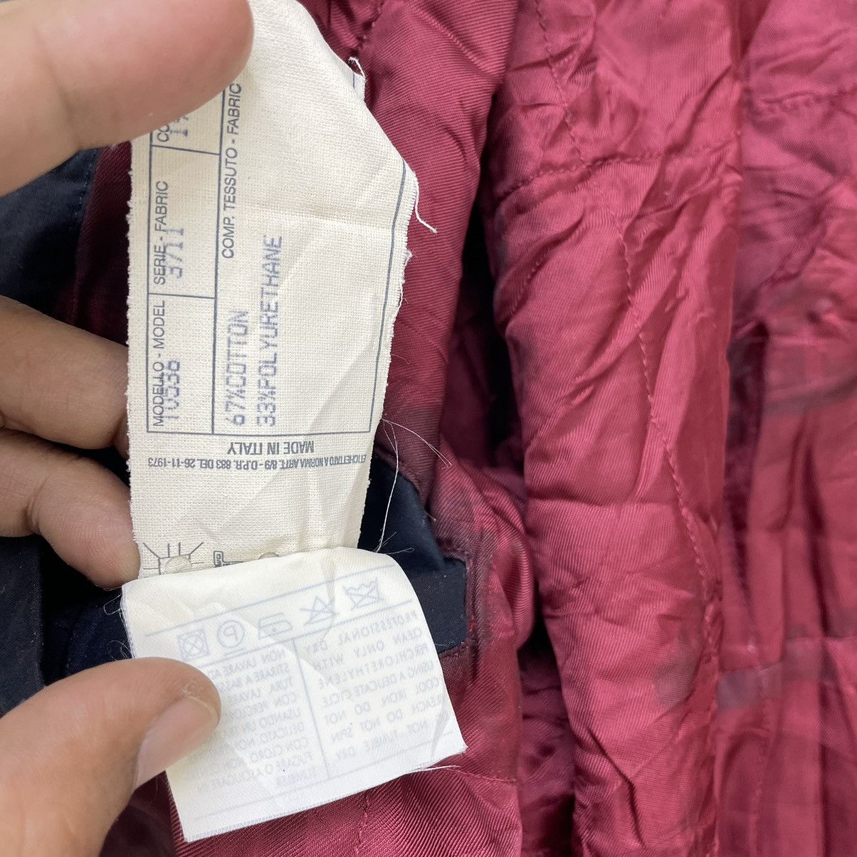 Salvatore Ferragamo × Vintage Salvatore Feragamo Made In Italy Waxed Jacket Size US M / EU 48-50 / 2 - 12 Thumbnail