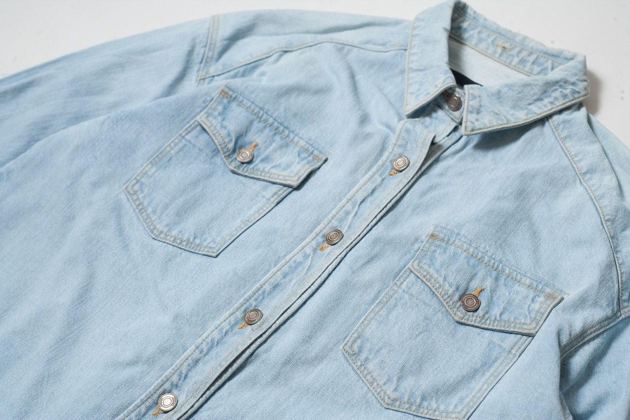Juun.J Juun.J Oversize Denim Shirt Jacket Size US XL / EU 56 / 4 - 6 Thumbnail