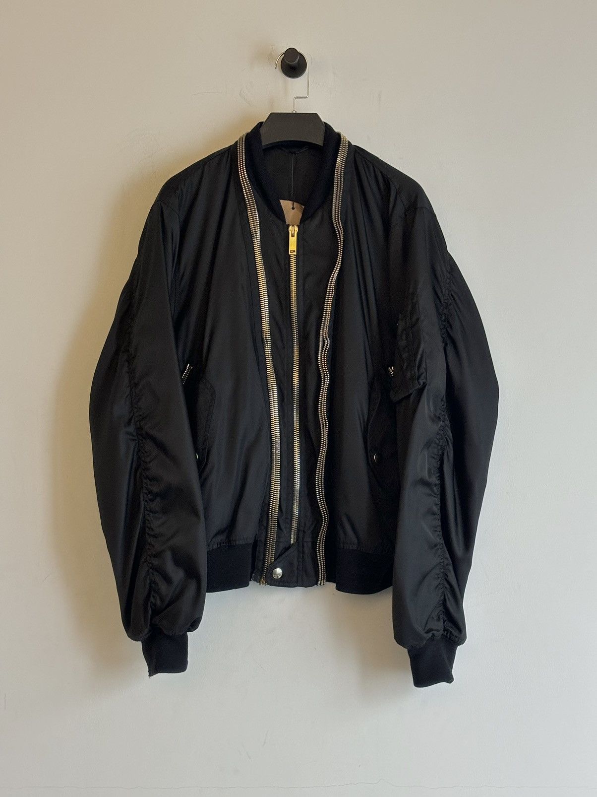 Alexander McQueen Alexander McQueen | AW2014 Black and Gold Bomber Jacket Size US M / EU 48-50 / 2 - 1 Thumbnail