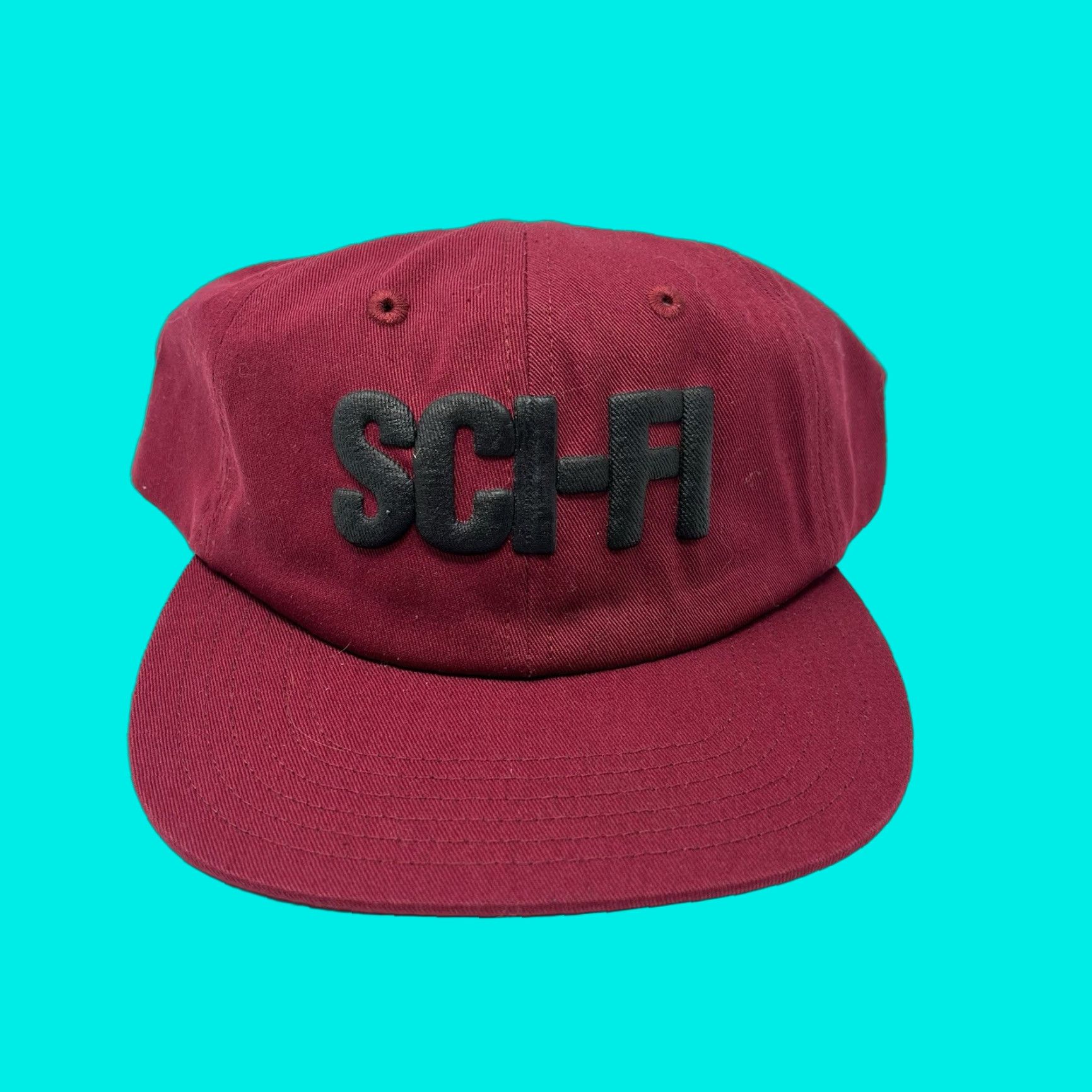 Sci-Fi Fantasy Sci-Fi Fantasy Hat Black Snapback Cap Skate Red Jerry Hsu Skateboard Big Size ONE SIZE - 1 Thumbnail