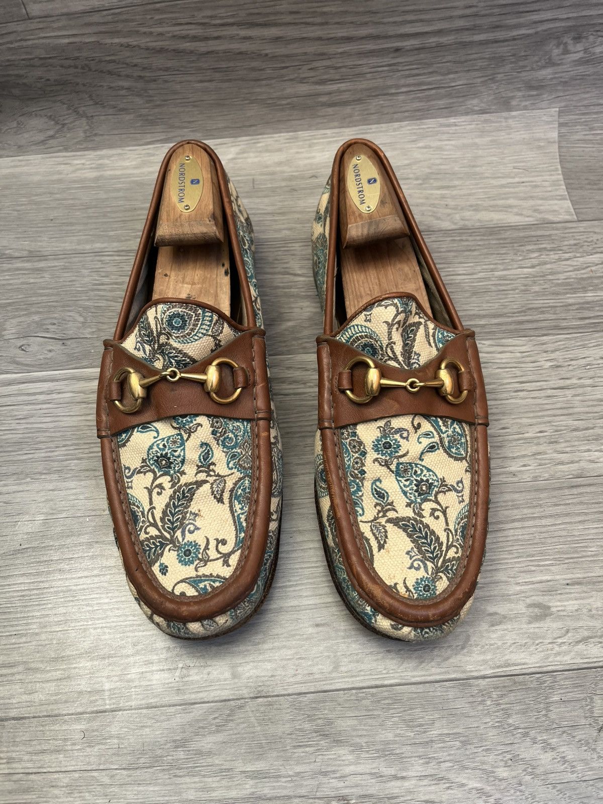 Gucci Gucci horsebit 1953 paisley floral loafers sz uk 8 Size US 9 / EU 42 - 2 Thumbnail