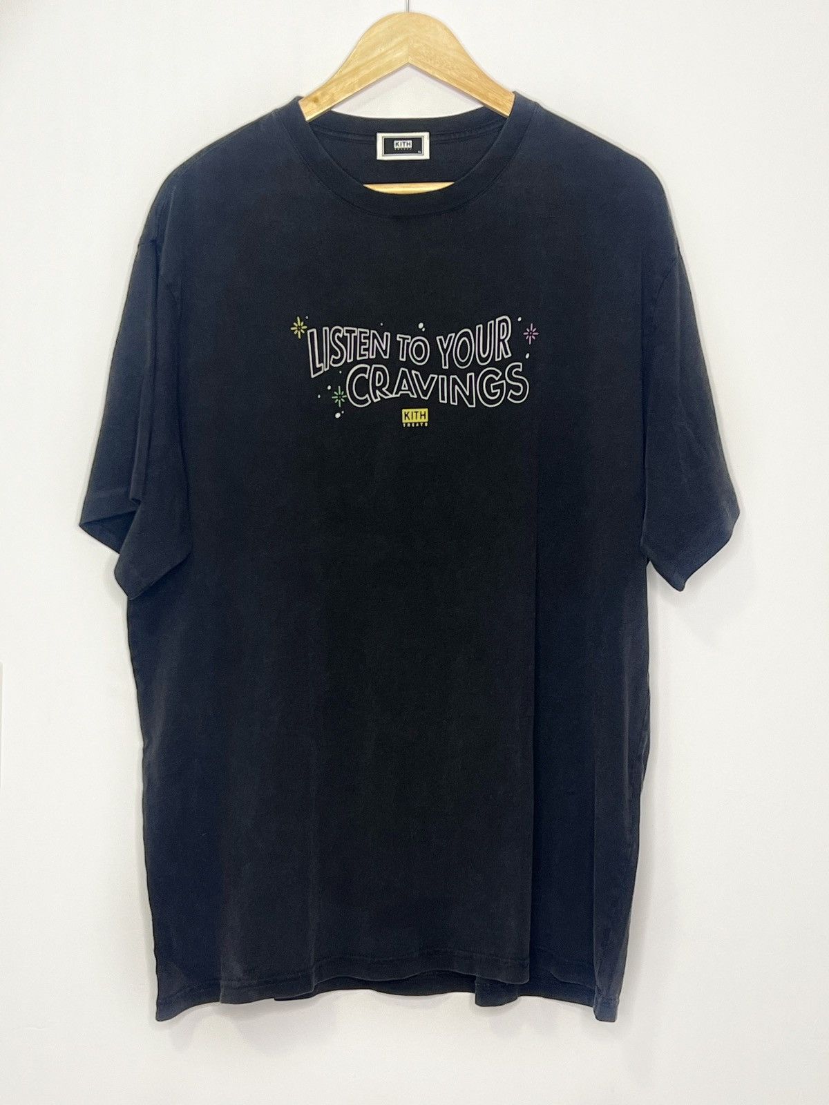 Kith × Streetwear × Vintage Kith Treats Cravings Vintage Tee Black 