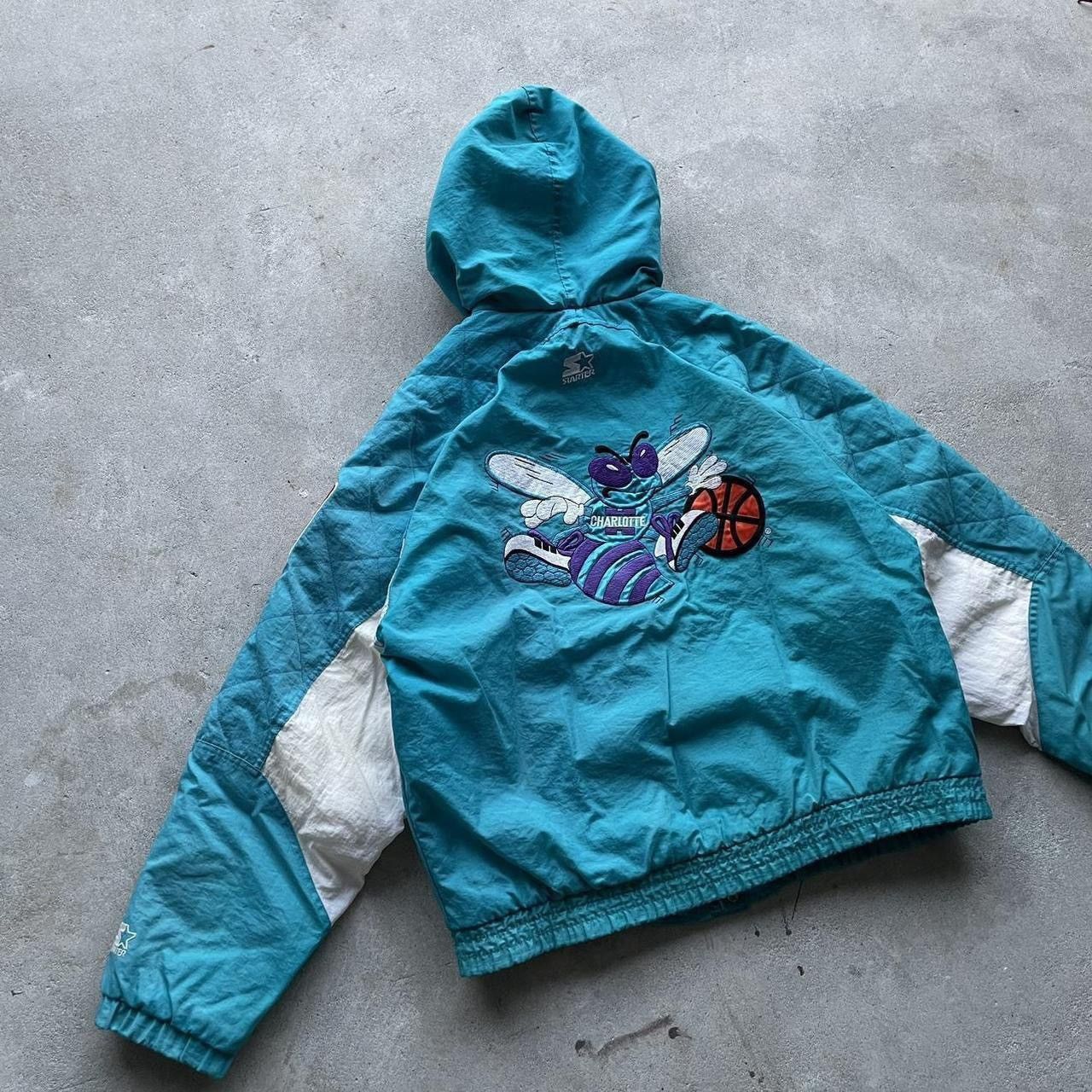 Starter Vintage 90’s Charlotte Hornets Starter Jacket Size US XL / EU 56 / 4 - 7 Thumbnail