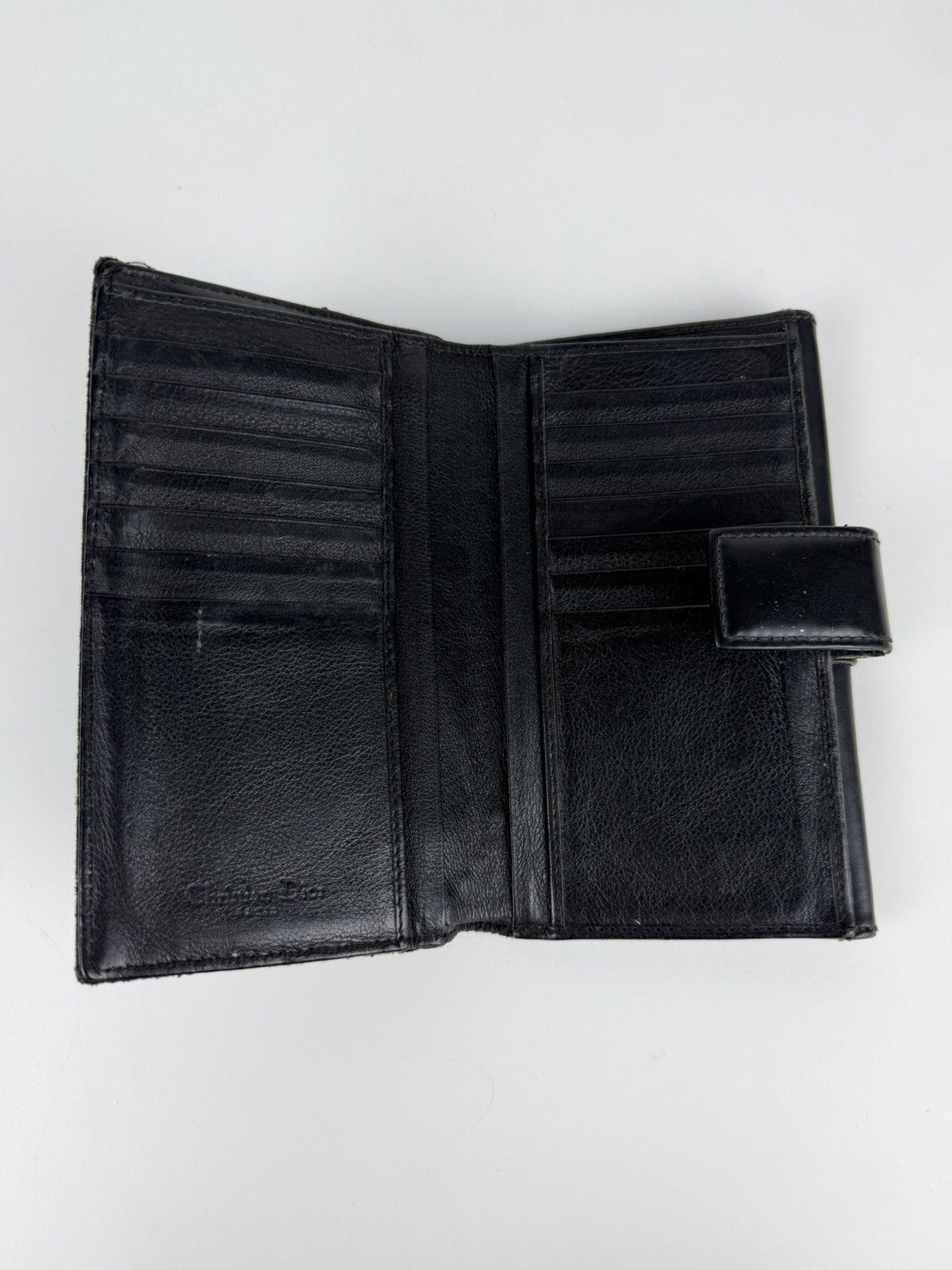 Dior Dior Galliano era street chic monogram long trifold wallet Size ONE SIZE - 18 Thumbnail