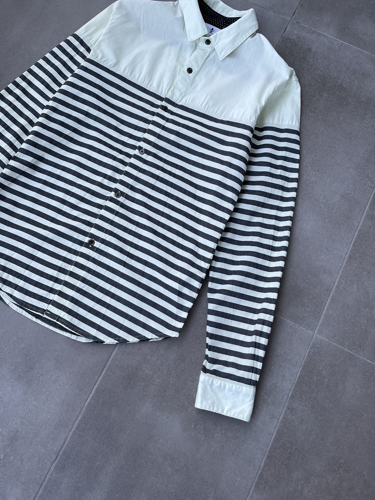 Opening Ceremony SS13 Adidas X Openning Ceremony Stripped Cream Shirt Size US M / EU 48-50 / 2 - 6 Thumbnail