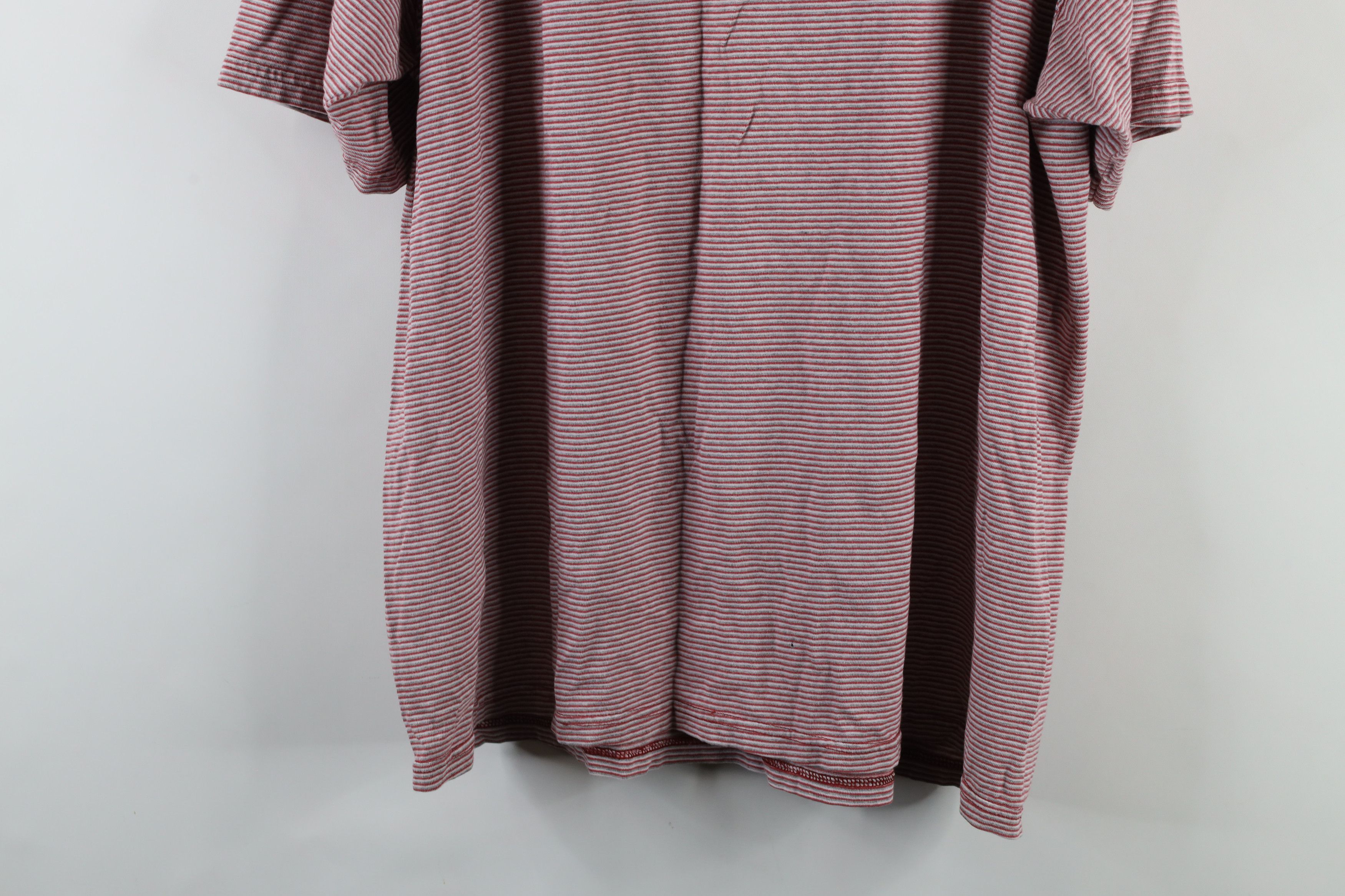 Vintage Vintage 90s Streetwear Blank Striped Short Sleeve T-Shirt Size US XL / EU 56 / 4 - 10 Thumbnail