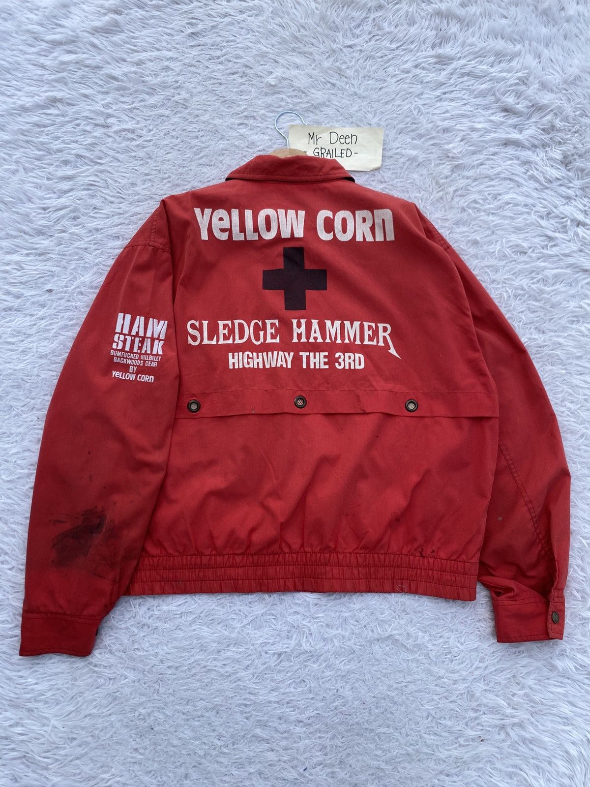 YELLOW CORN Rare Yellow Corn Sledge Hammer Sweater Size US L / EU 52-54 / 3 - 1 Thumbnail