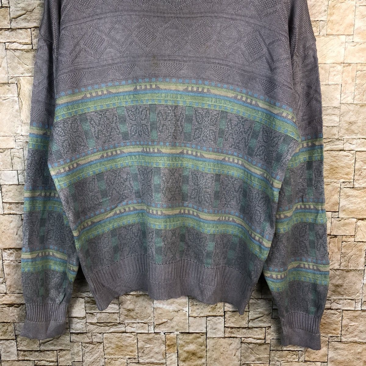 Vintage Lincoin Mast Purple vintage Knitwear #A1053 Size US M / EU 48-50 / 2 - 6 Thumbnail