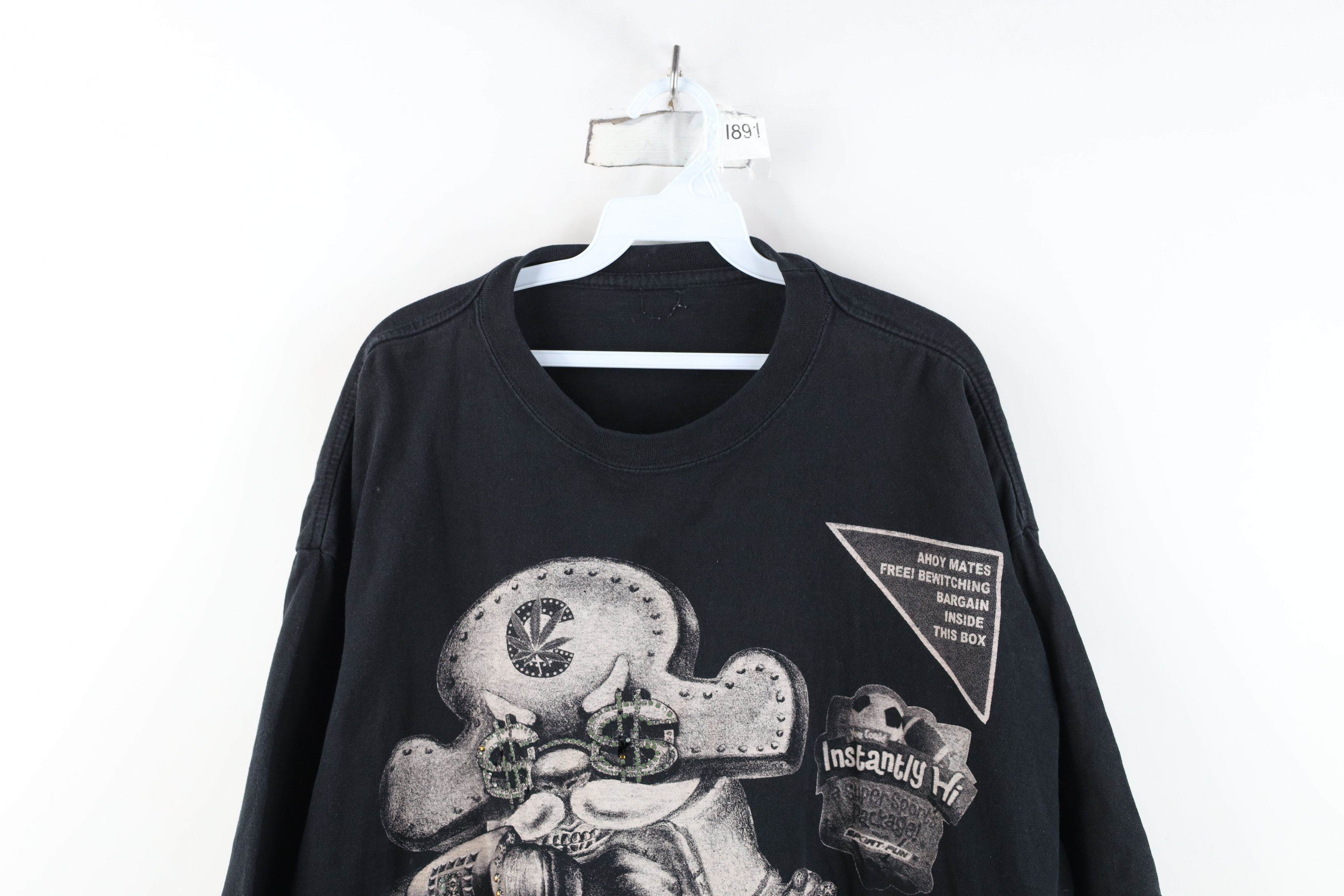 Vintage Vintage Y2K Streetwear Cap'n Cronic Weed Marijuana T-Shirt Size US XXL / EU 58 / 5 - 2 Thumbnail
