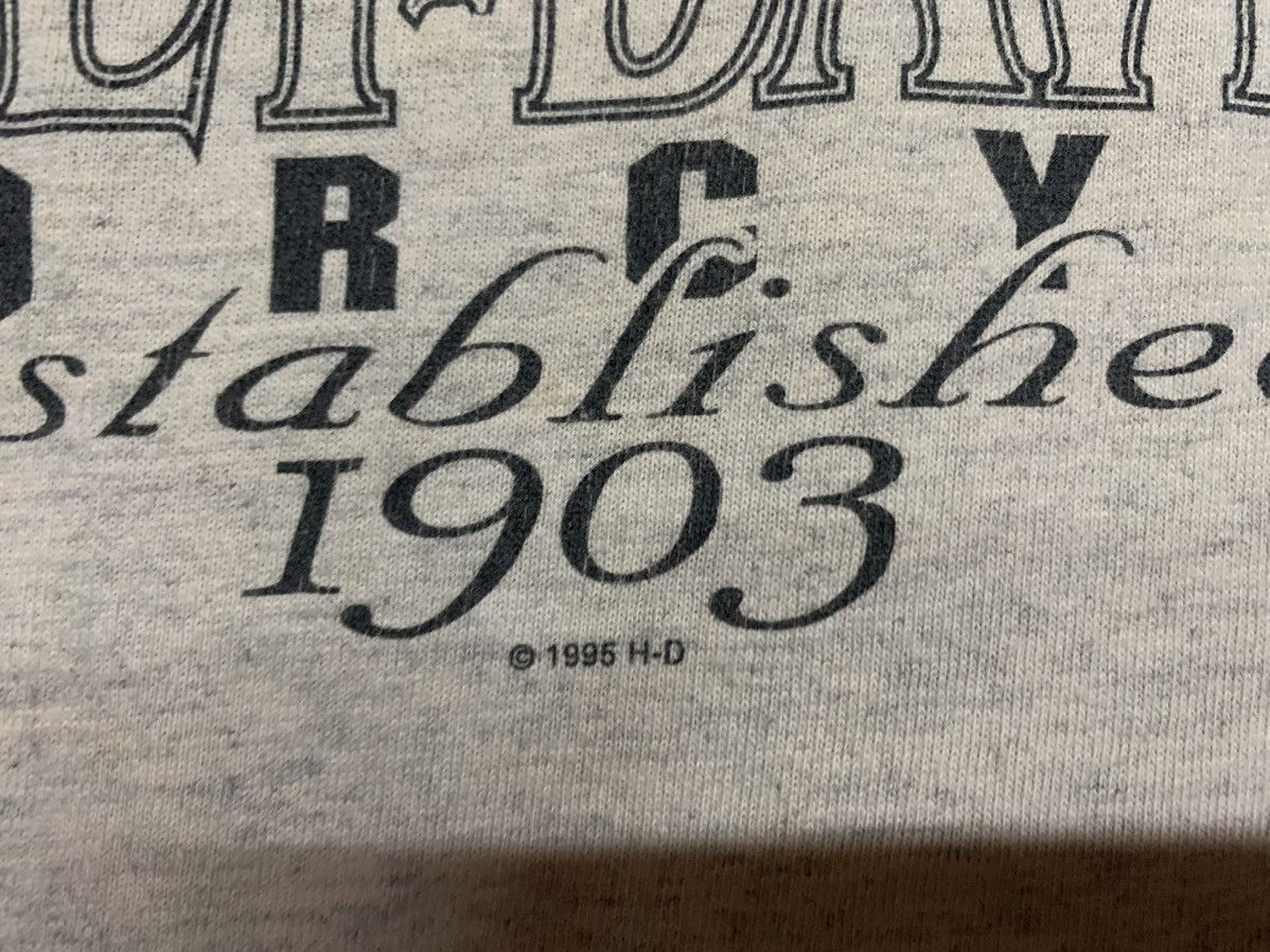 Harley Davidson × Vintage Vtg 1995 Harley Davidson T-shirt 1934 Vld Motorcycle Size US L / EU 52-54 / 3 - 16 Thumbnail