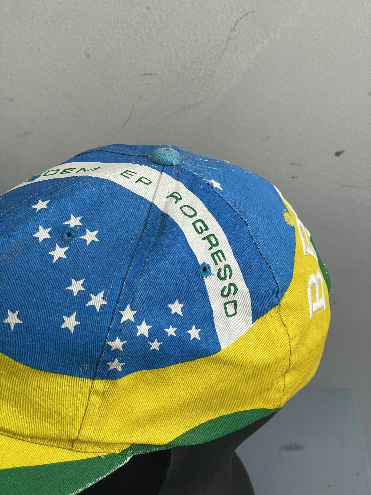 Other Rare world Brazil big logo hat cap y2k 90s Size ONE SIZE - 12 Thumbnail
