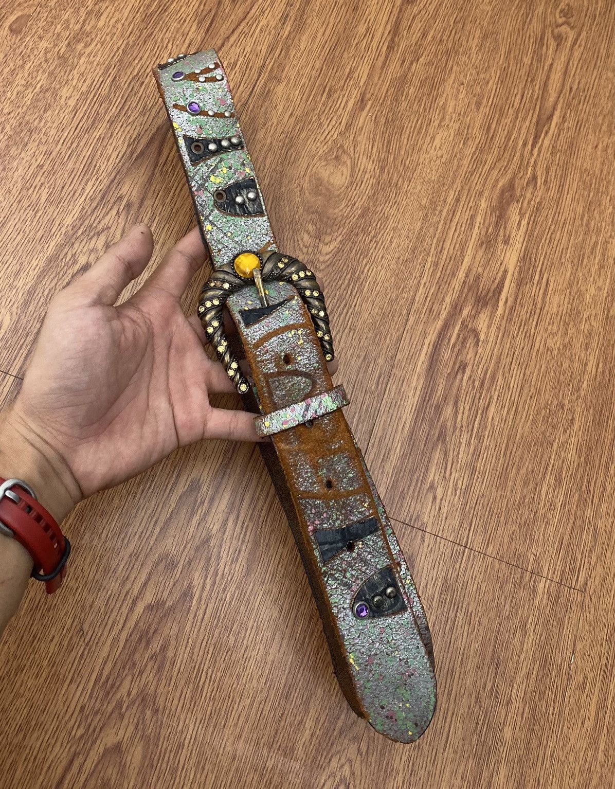 If Six Was Nine × Japanese Brand × KMRii Multicolor crystal belt Size ONE SIZE - 3 Thumbnail