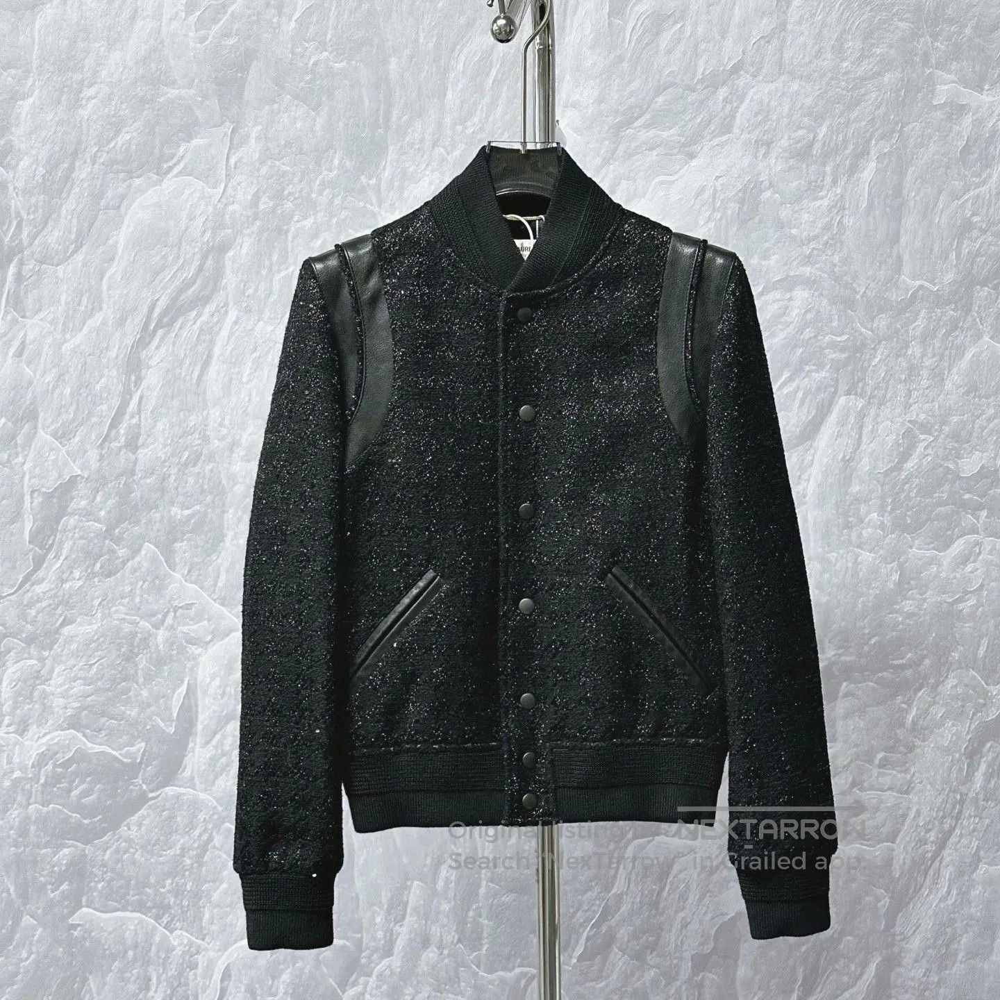 Saint Laurent Paris Saint Laurent Sequin Baseball Jacket. Size XS / US 0-2 / IT 36-38 - 1 Thumbnail