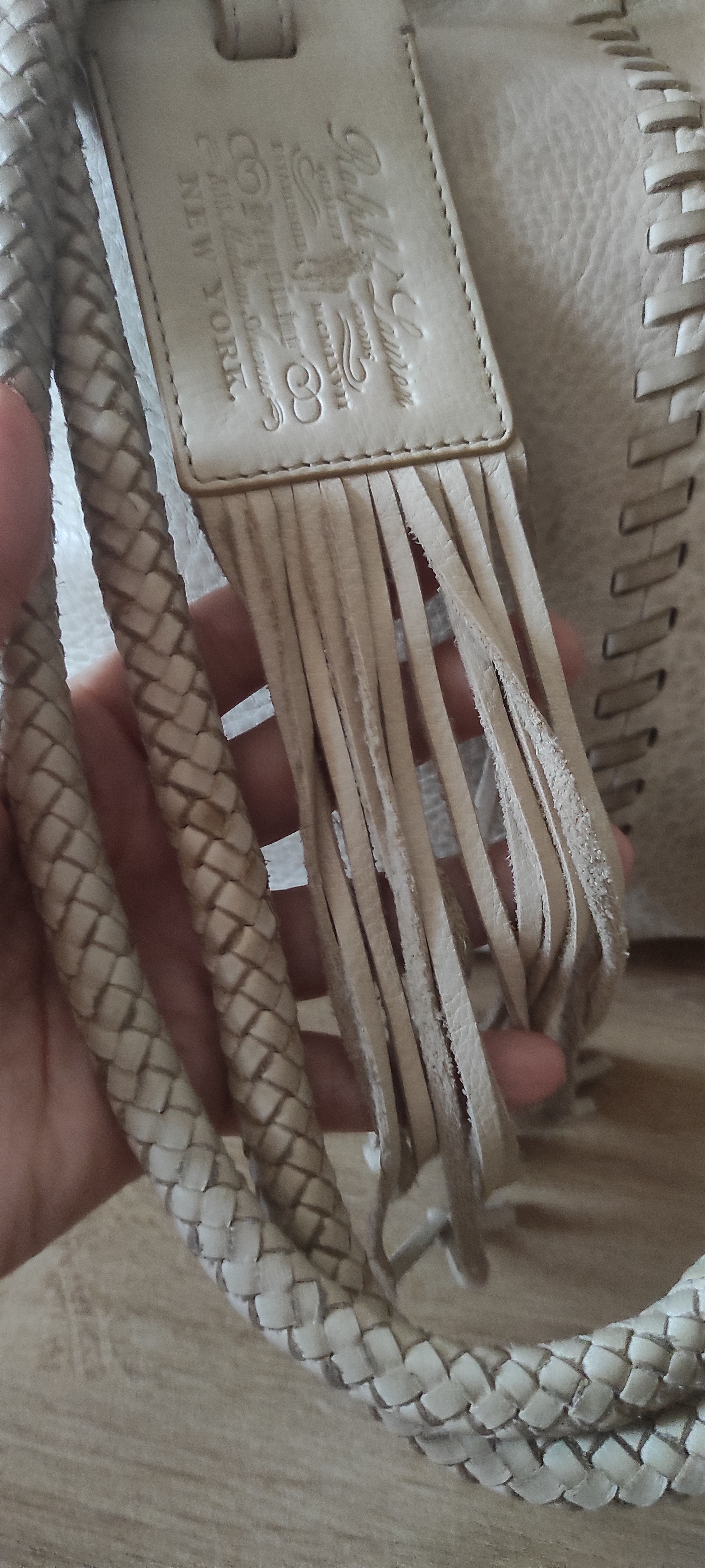 Polo Ralph Lauren Polo Ralph Lauren Large Fringe Hobo Leather Shoulder Bag Size ONE SIZE - 19 Thumbnail