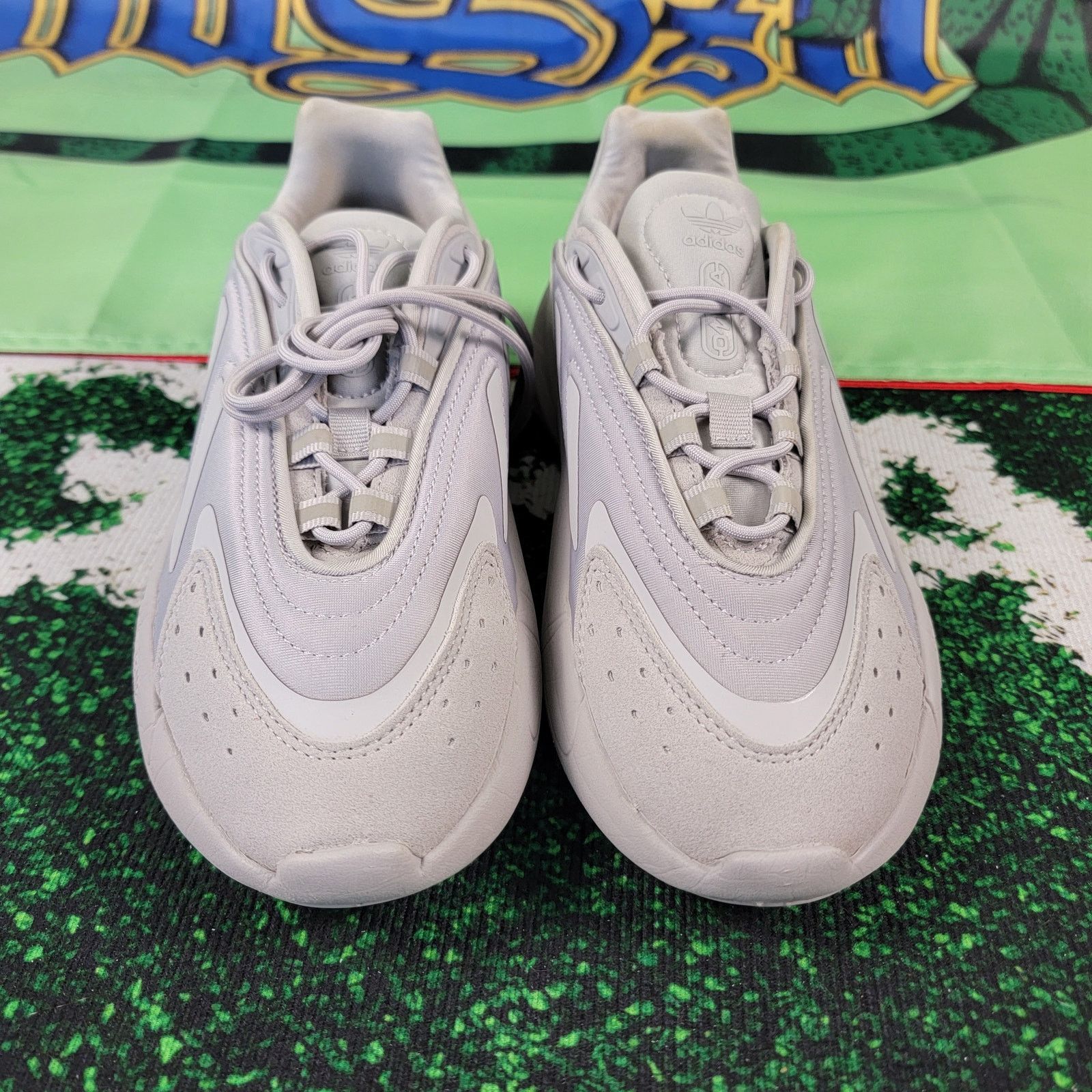 Adidas Adidas Ozelia J Triple Grey - Size 4.5 Youth Size 6 Women's Size US 4.5 / IT 34.5 - 4 Thumbnail