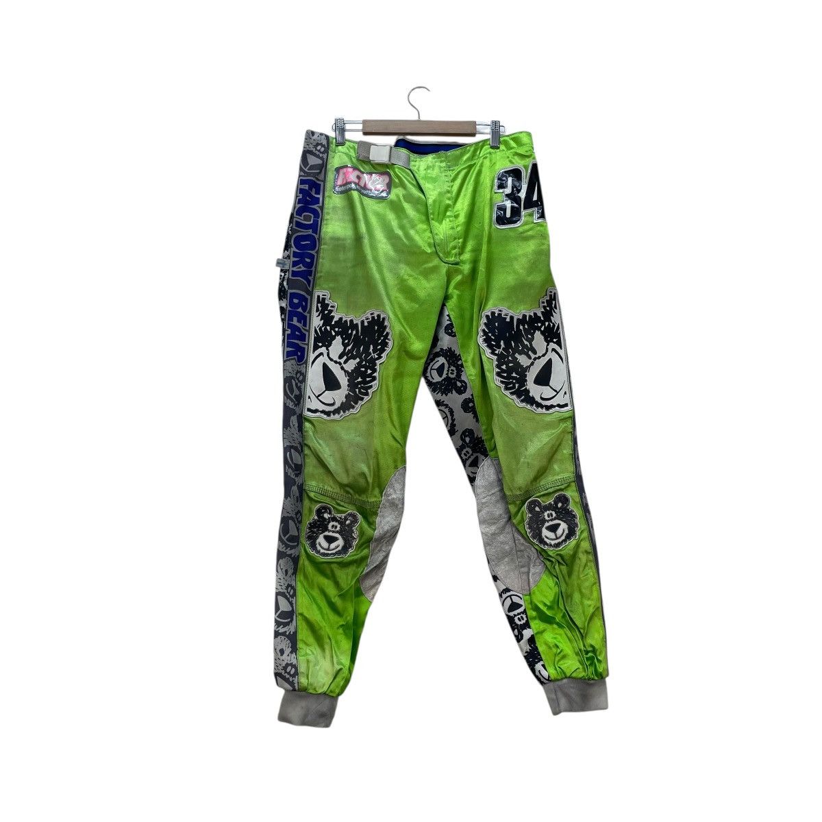 💥Vintage Factory Bear Motocross Pant