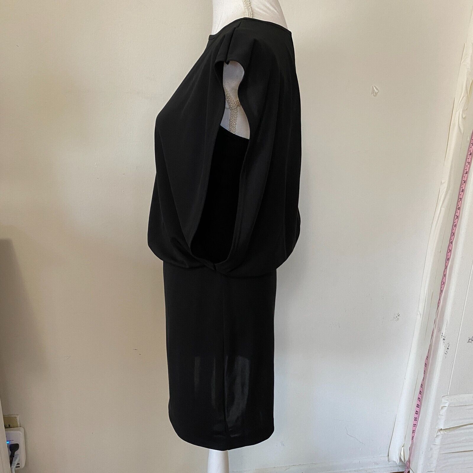 Susana Monaco Susana Monaco Black Fitted Kat Sleeveless Open Back Dress S Size S / US 4 / IT 40 - 4 Thumbnail