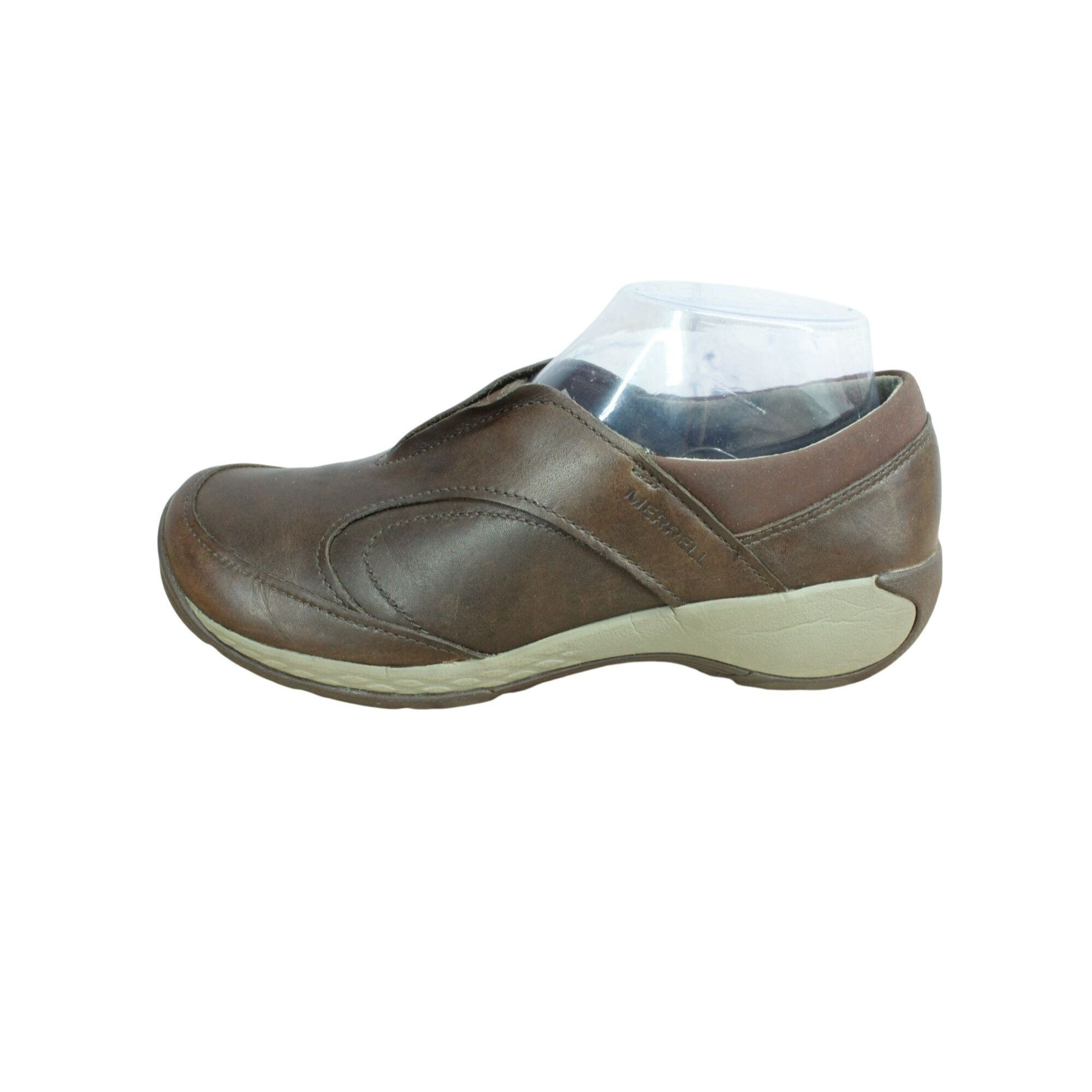 Merrell Merrell Espresso Brown Leather Slip‑On Moccasins Size 7.5 Size US 7.5 / IT 37.5 - 1 Thumbnail