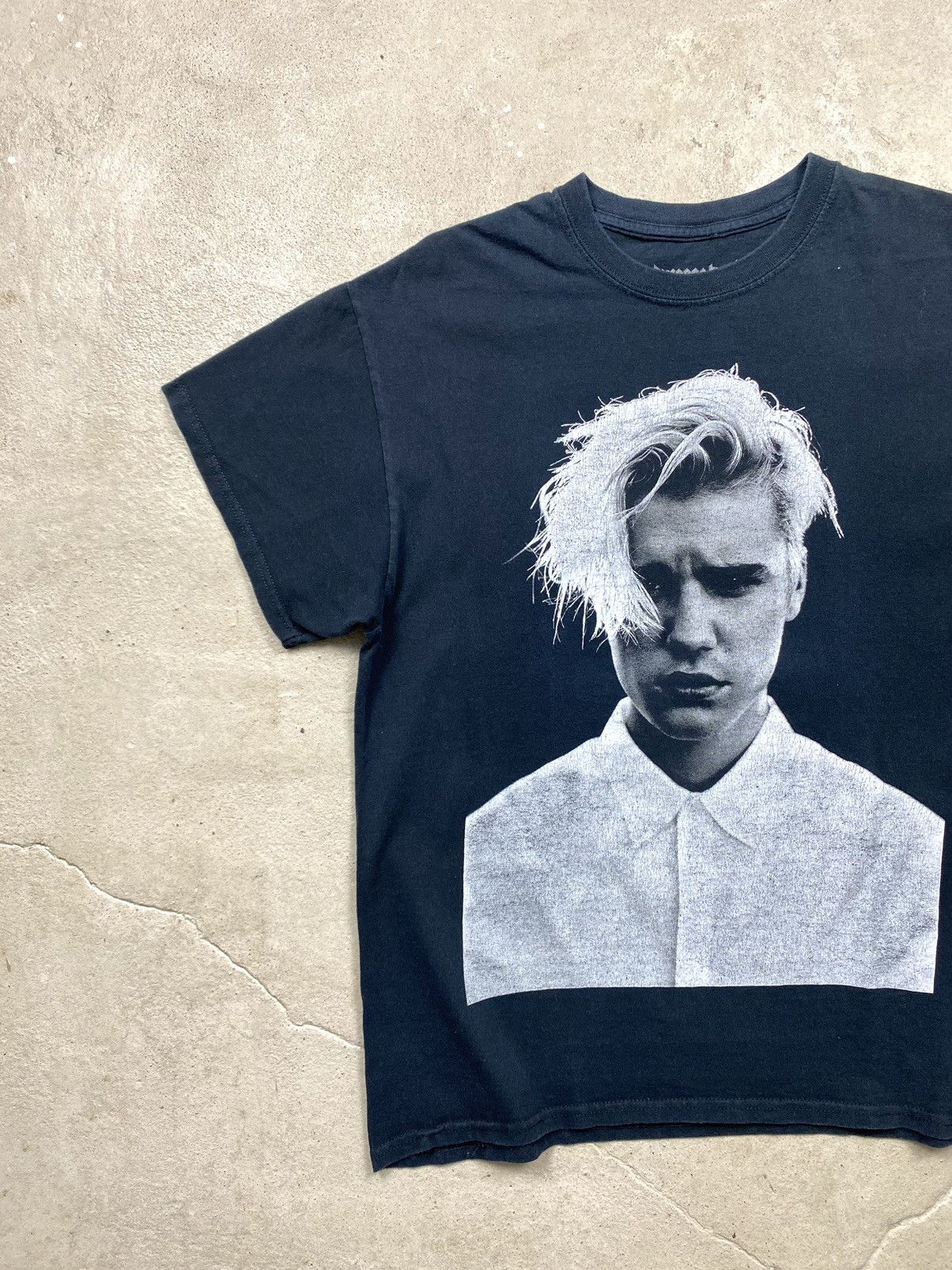 Band Tees Justin Bieber Purpose Tour T Shirt Big Face Print Y2K Hype Size US L / EU 52-54 / 3 - 3 Thumbnail