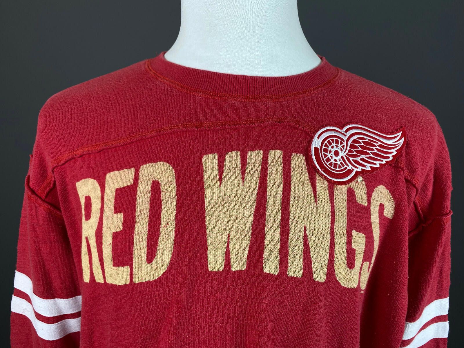 Red Wing 3 Four Red Wings Detroit National Hoceky Sweater Size XL Size US XL / EU 56 / 4 - 2 Thumbnail