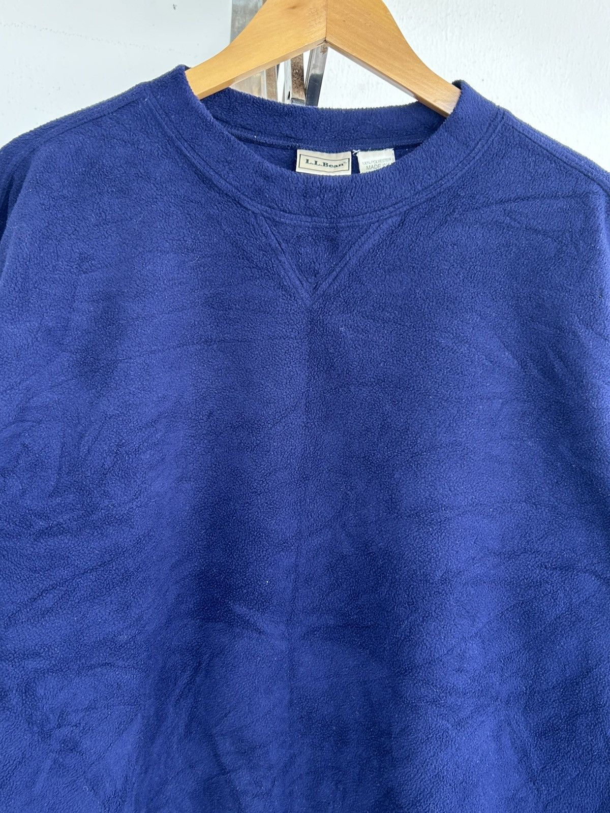 L.L. Bean LL Bean Vintage Wool Longsleeve Blue Size US L / EU 52-54 / 3 - 3 Thumbnail