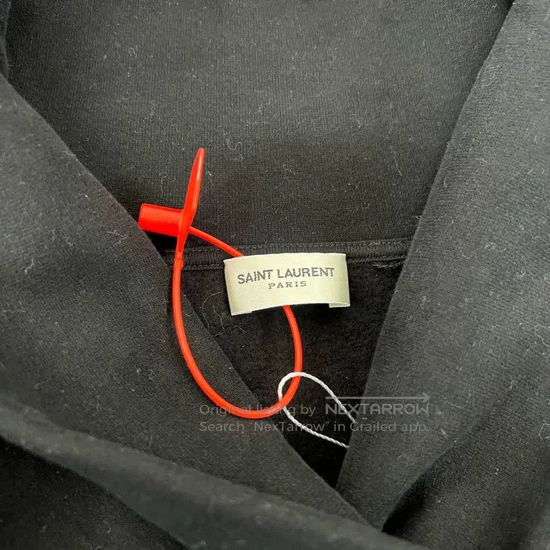 Saint Laurent Paris Saint Laurent Paris Black V-Neck Sweatshirt Size XS / US 0-2 / IT 36-38 - 7 Thumbnail