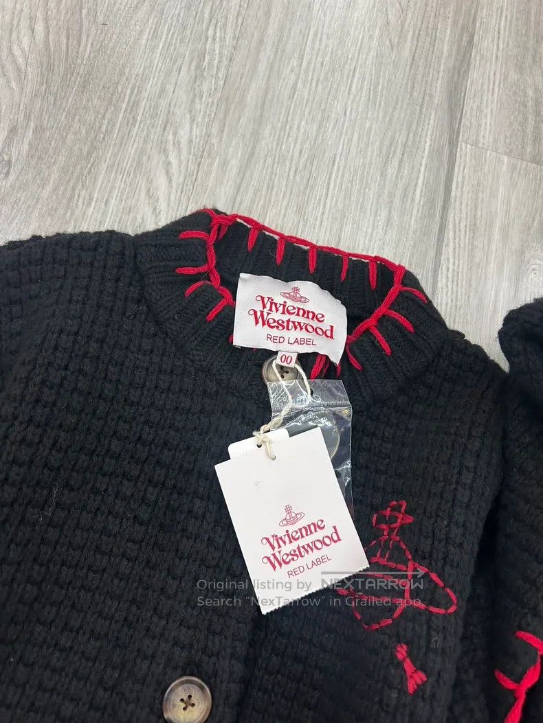 Vivienne Westwood Vivienne Westwood size 00 Black Knit Cardigan Size M / US 6-8 / IT 42-44 - 4 Thumbnail
