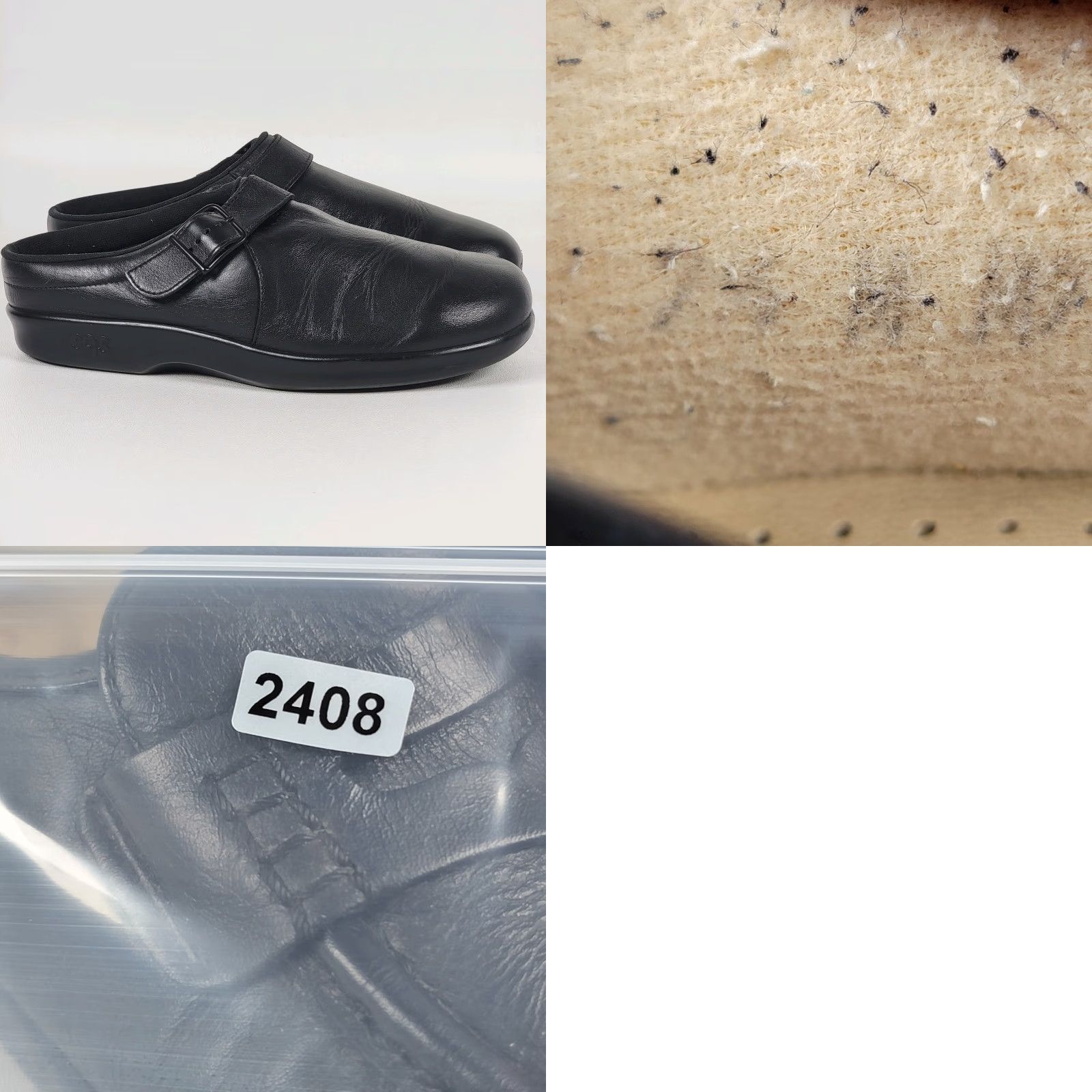 SAS SAS Classic Black Leather Slip On Loafers Womens Size 7 M Comfort Orthotic Casual Shoes Size US 7 / IT 37 - 9 Thumbnail